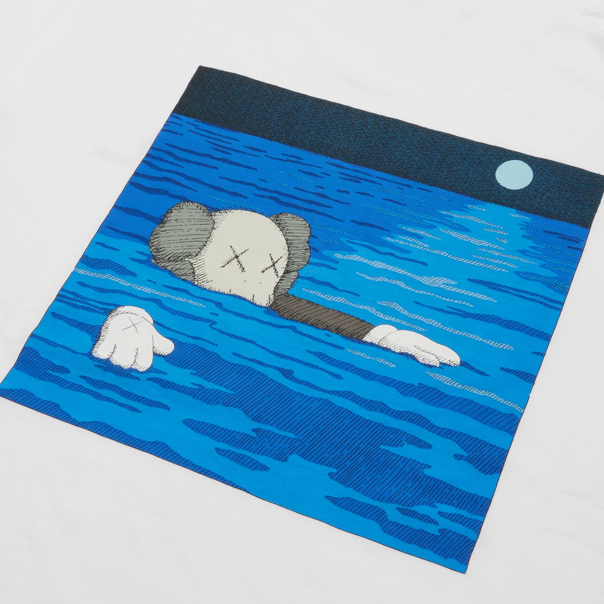 Kaws Uniqlo UT Artbook Cover White Shirt