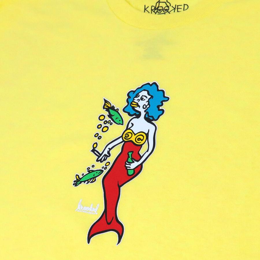 Krooked Mermaid T-Shirt Yellow