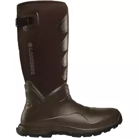 Lacrosse 16 Plain Toe WP Hunt Boot - Brown - 340223