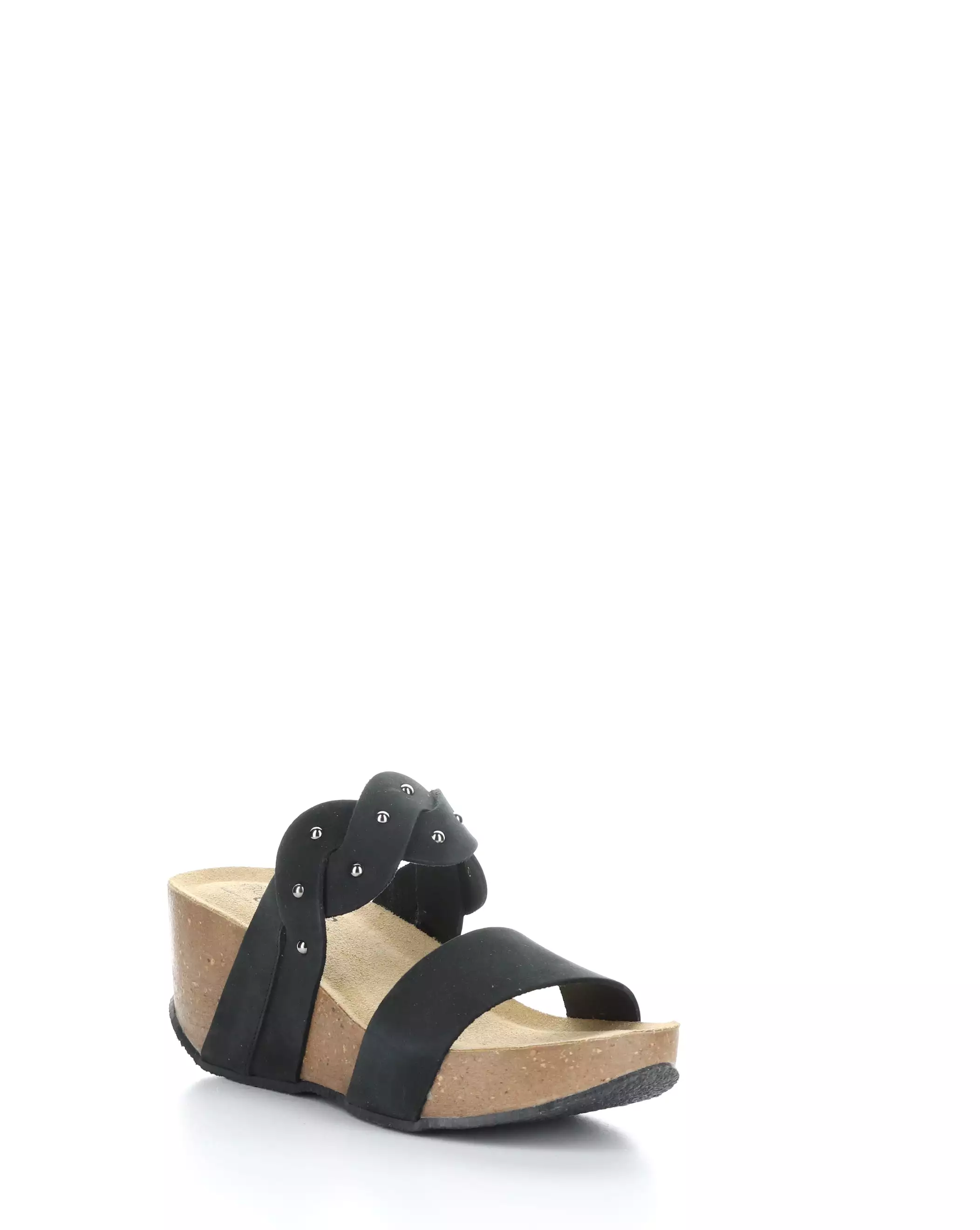 LARINO BLACK Slip-on Sandals - Best Price