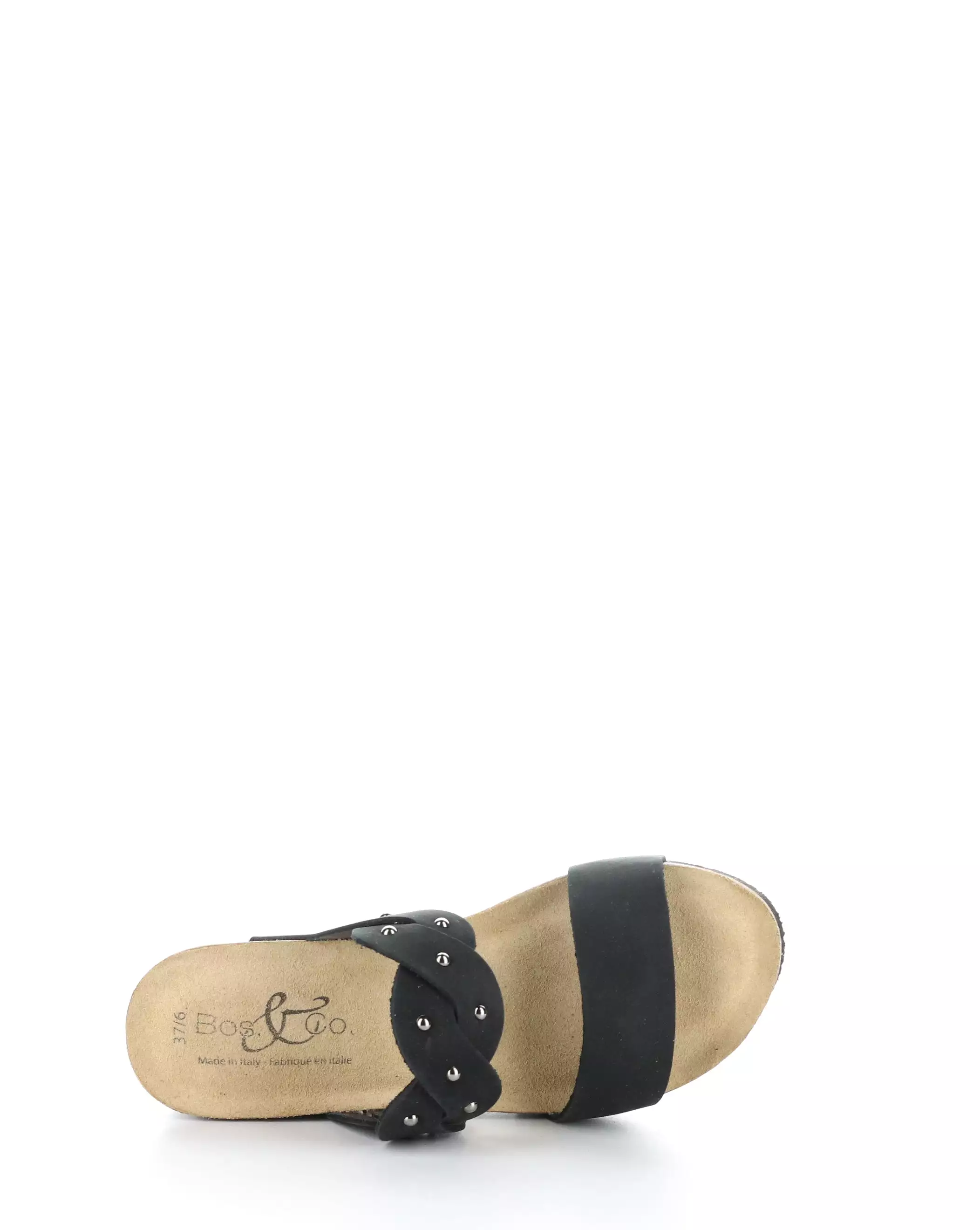 LARINO BLACK Slip-on Sandals - Best Price