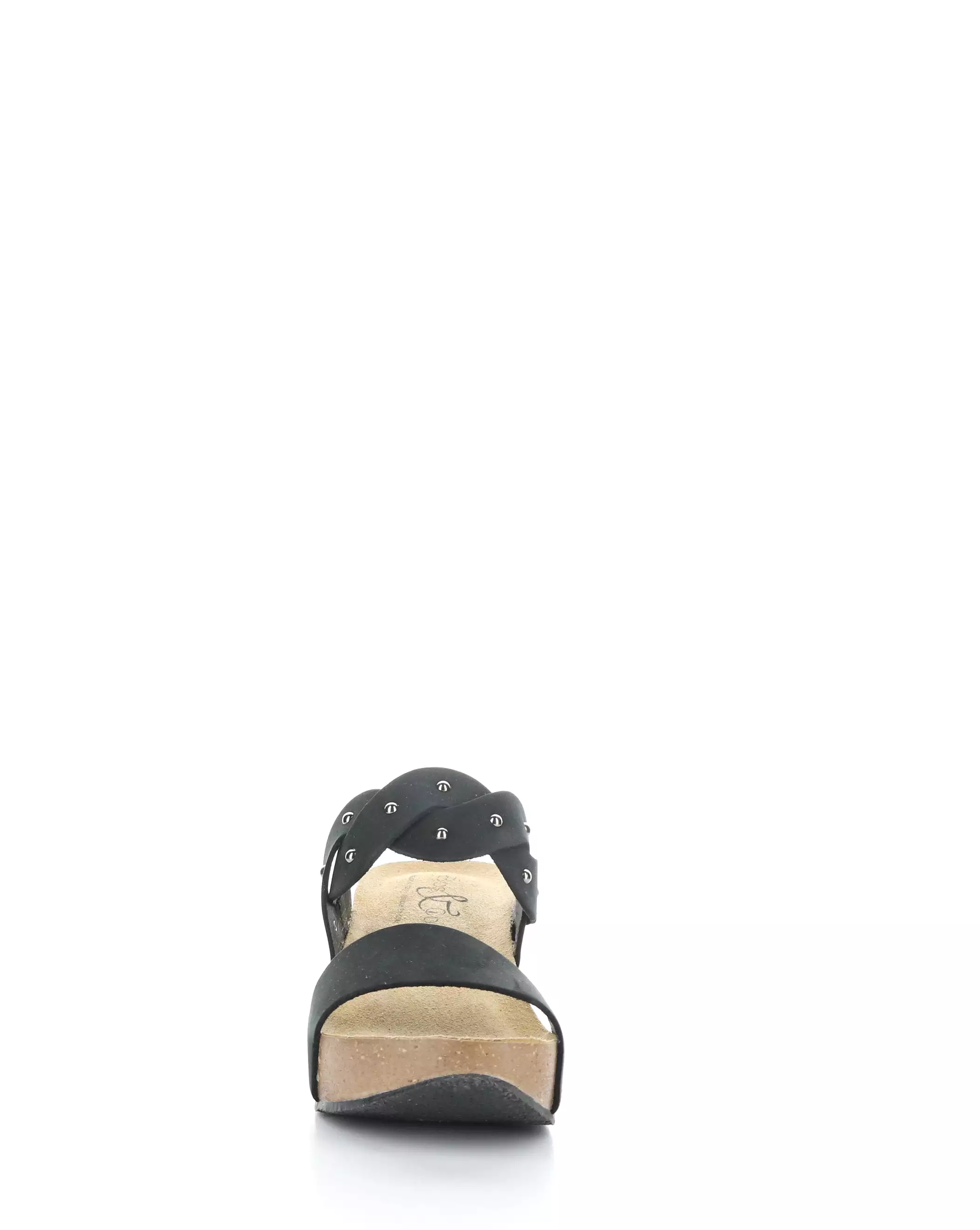 LARINO BLACK Slip-on Sandals - Best Price