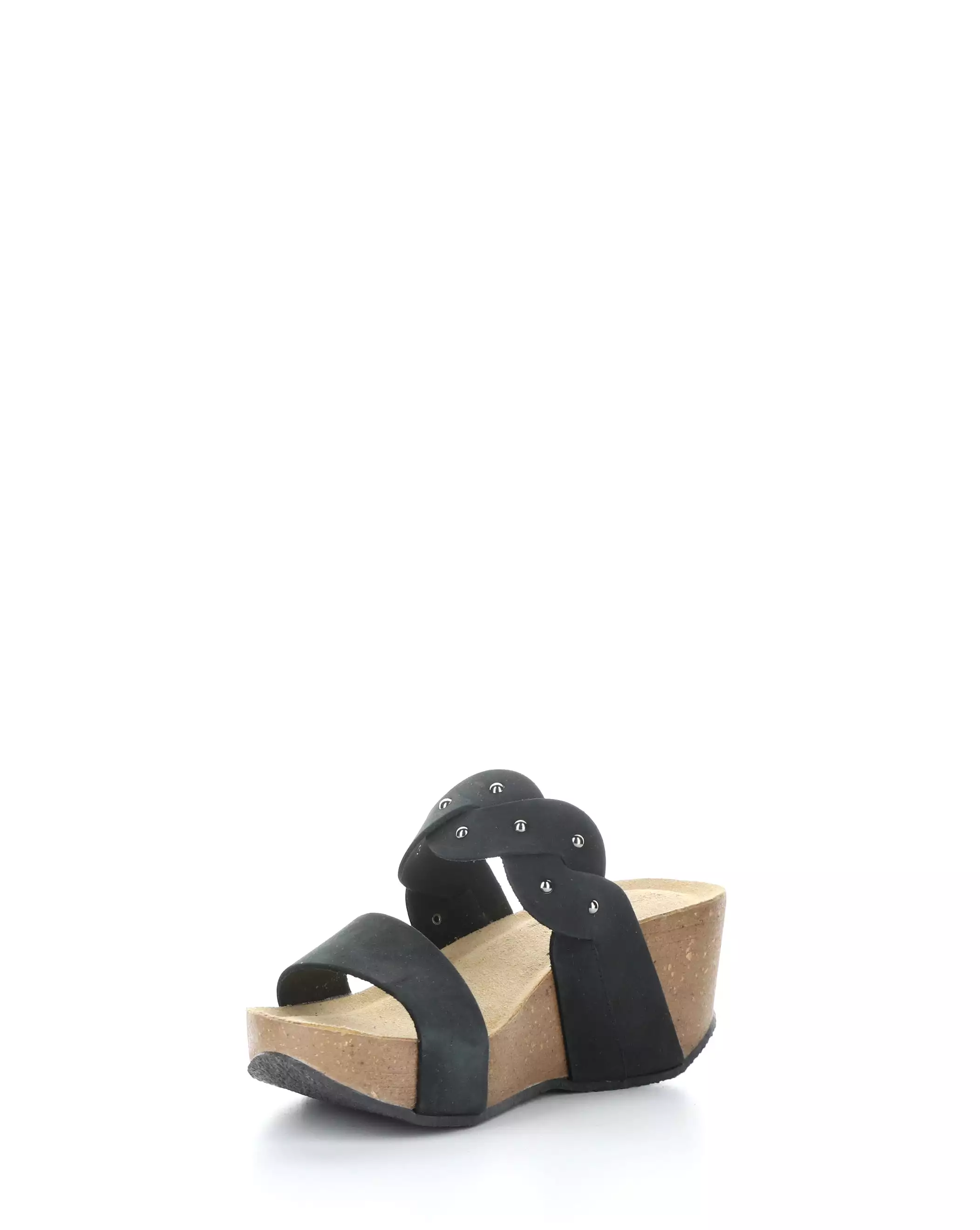 LARINO BLACK Slip-on Sandals - Best Price