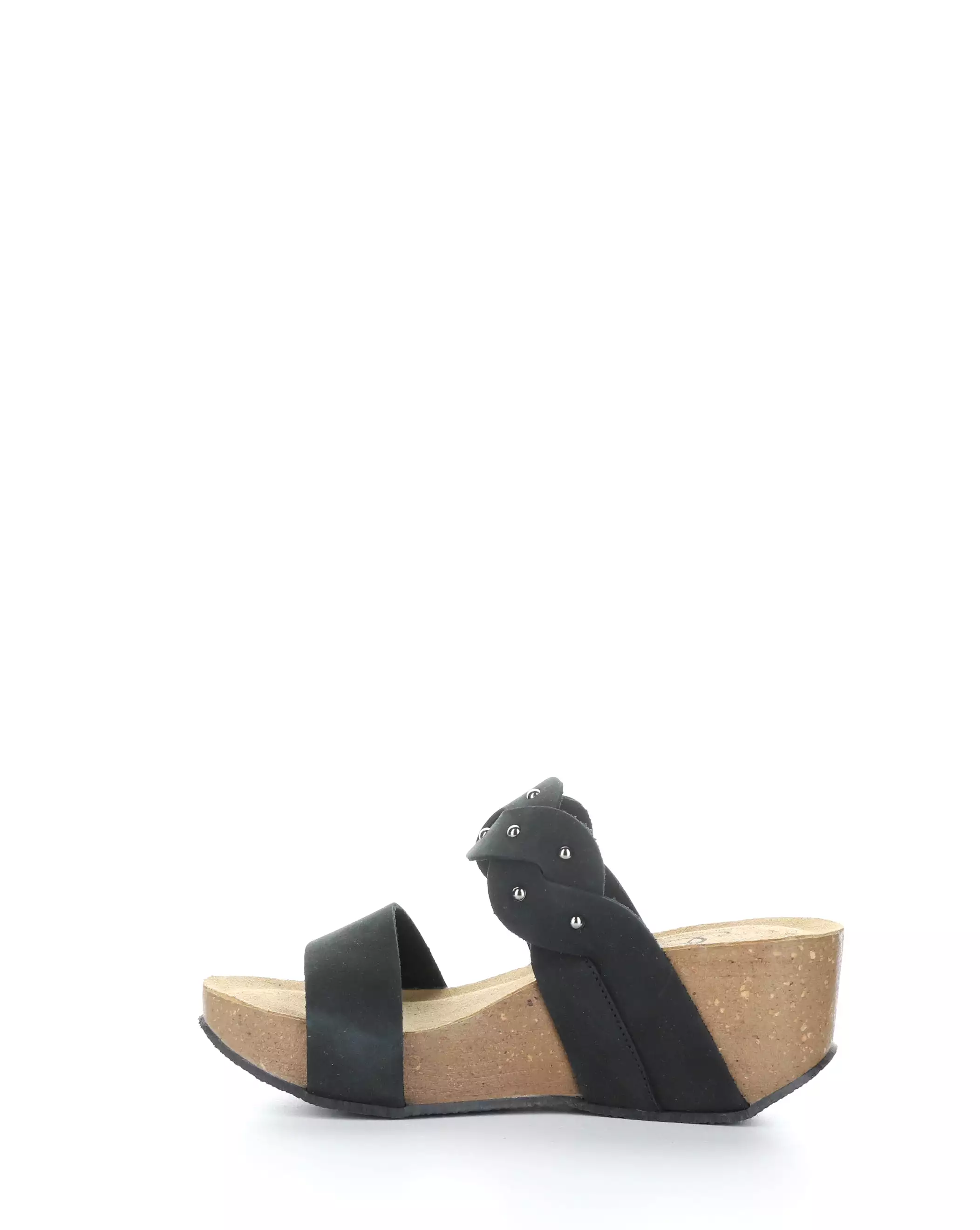 LARINO BLACK Slip-on Sandals - Best Price