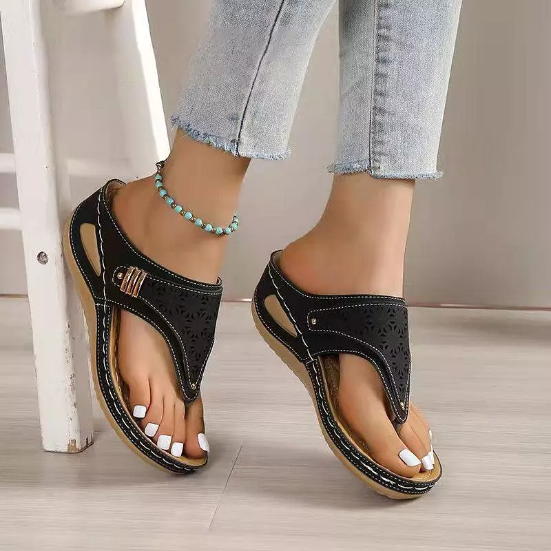 Layered Wedge Sandals