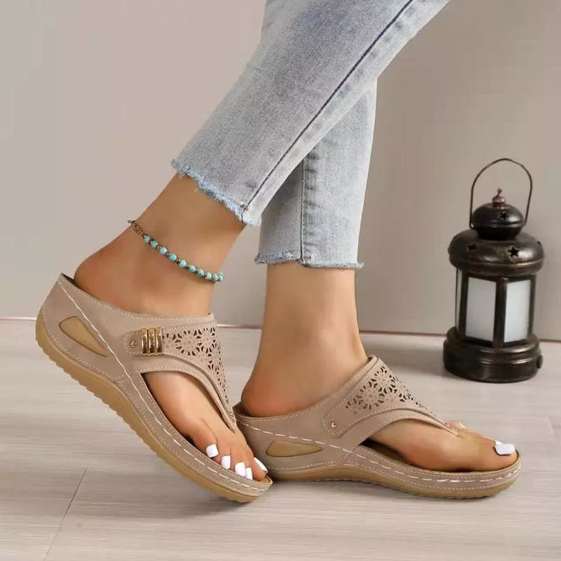 Layered Wedge Sandals