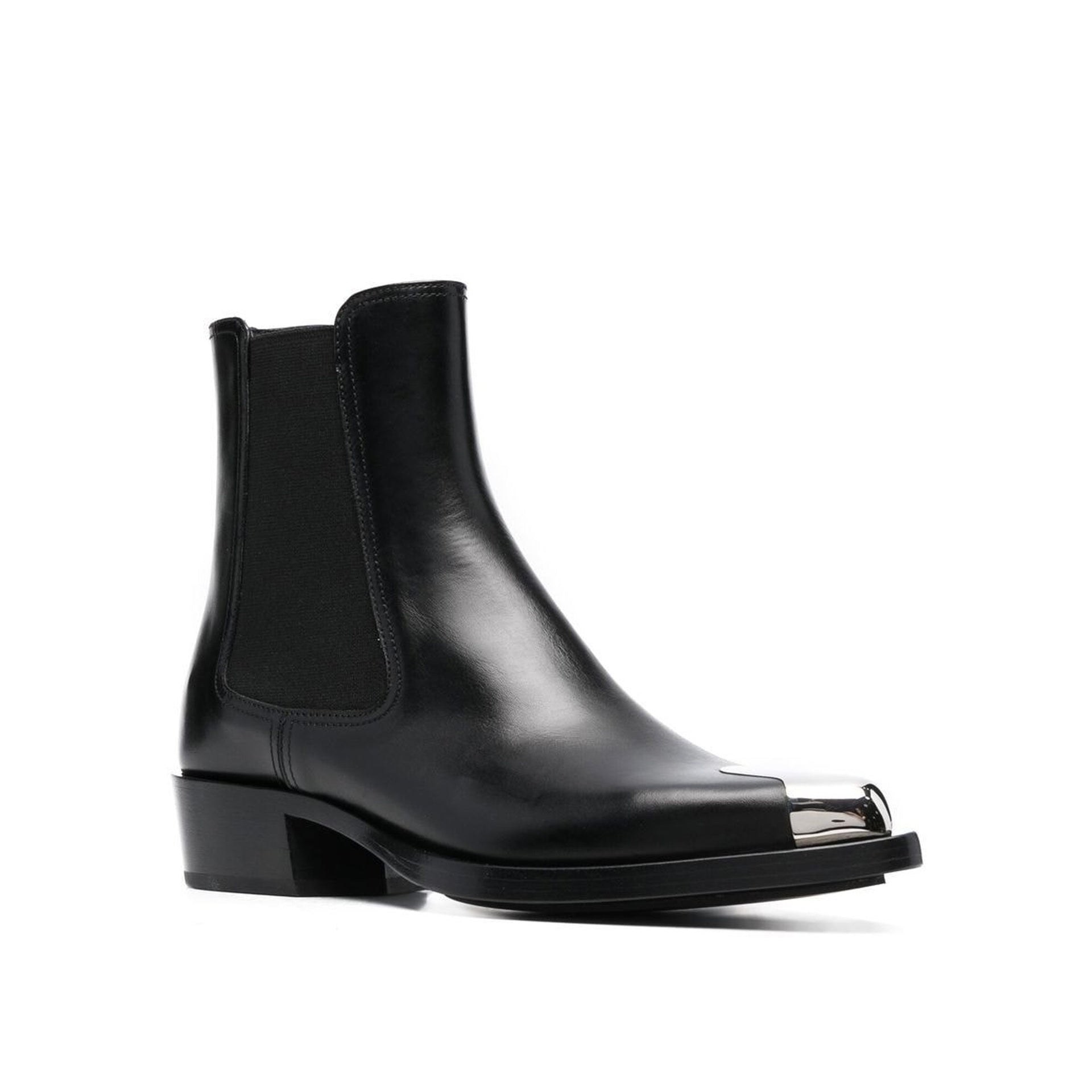 Leather boots Alexander McQueen.