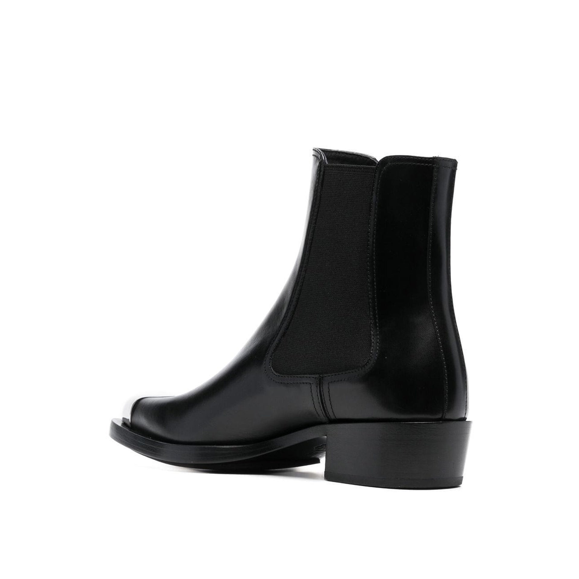 Leather boots Alexander McQueen.