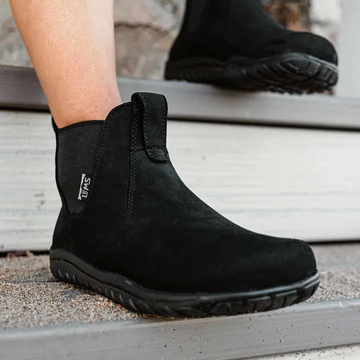 Lems Chelsea Boot - Waterproof - Obsidian (Unisex)