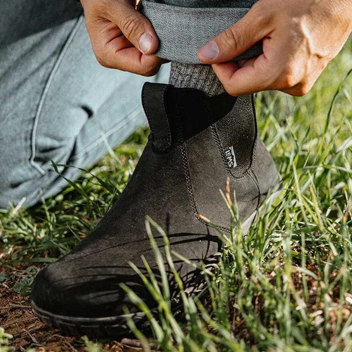 Lems Chelsea Boot - Waterproof - Obsidian (Unisex)