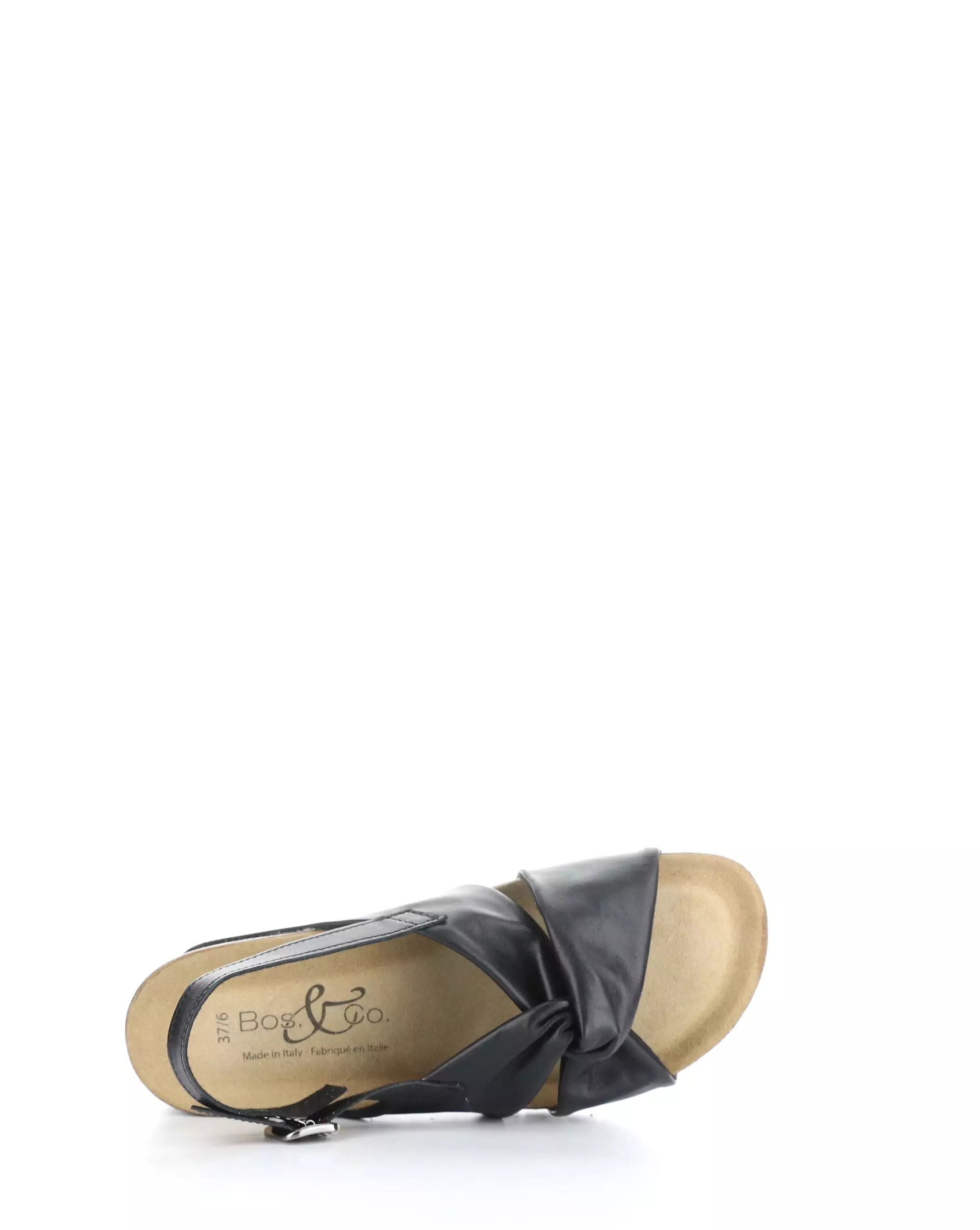 Leola Black Sandals - Round Toe, Shop Now!