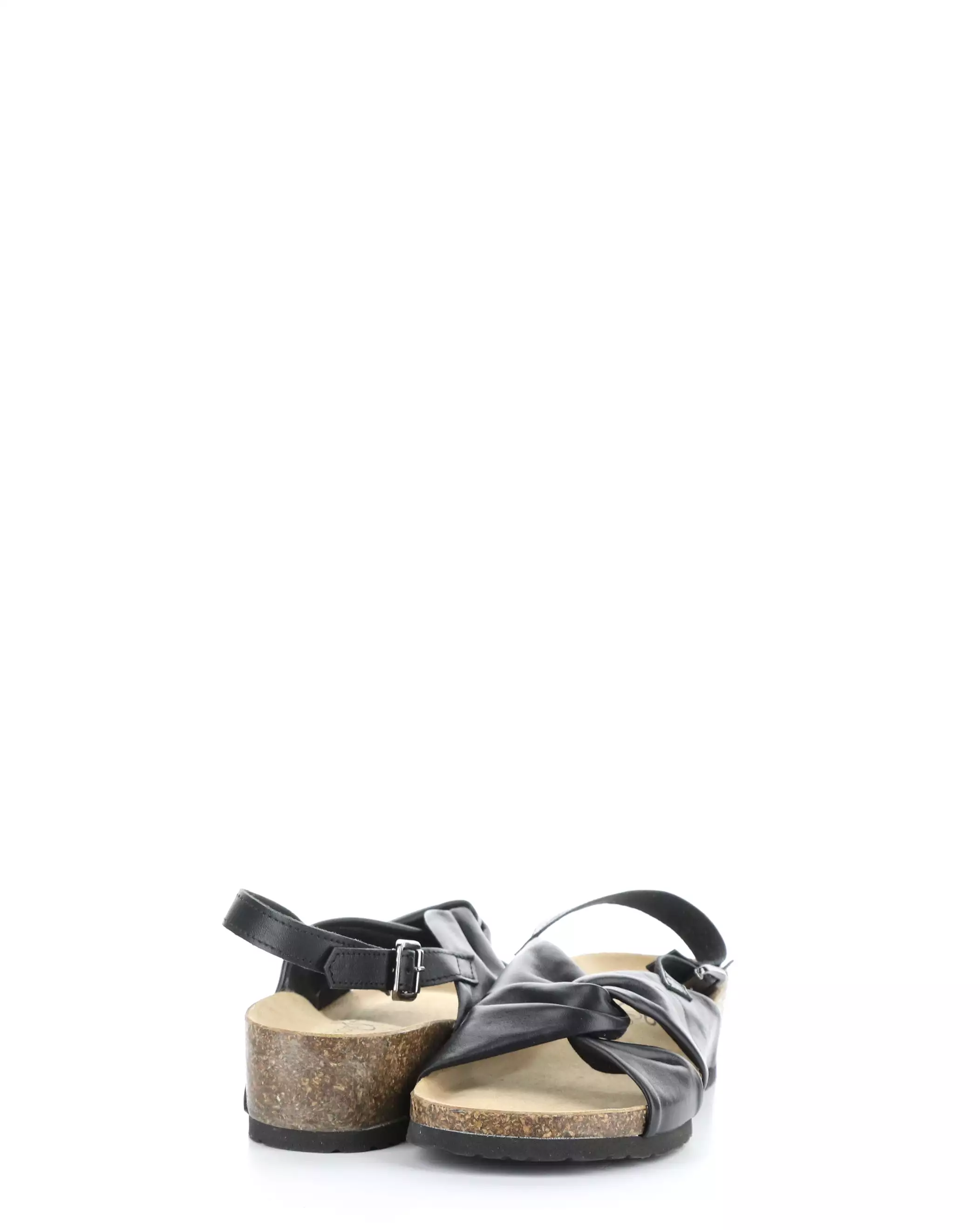 Leola Black Sandals - Round Toe, Shop Now!