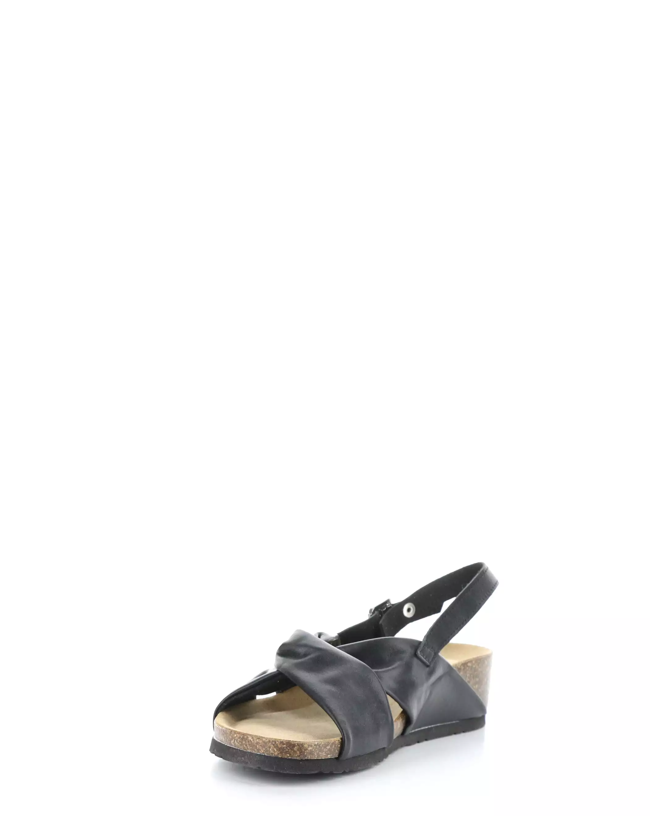 Leola Black Sandals - Round Toe, Shop Now!