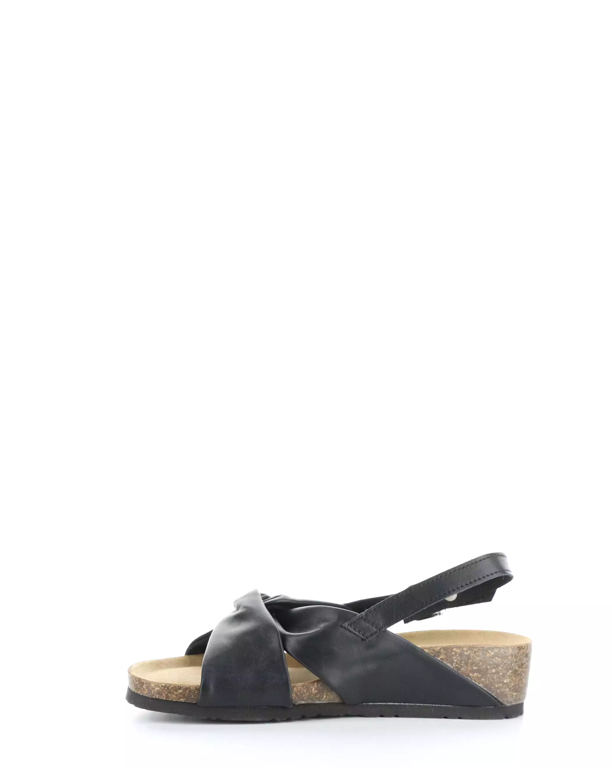 Leola Black Sandals - Round Toe, Shop Now!