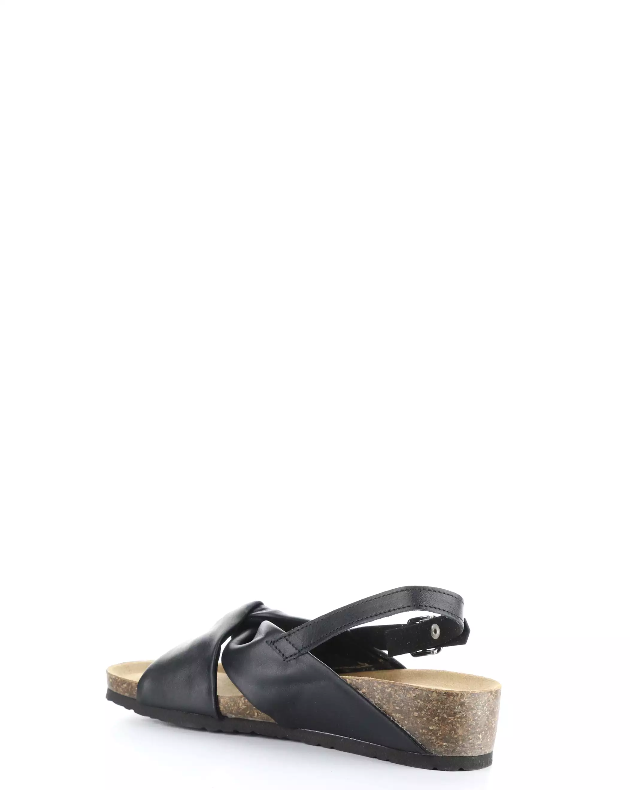 Leola Black Sandals - Round Toe, Shop Now!