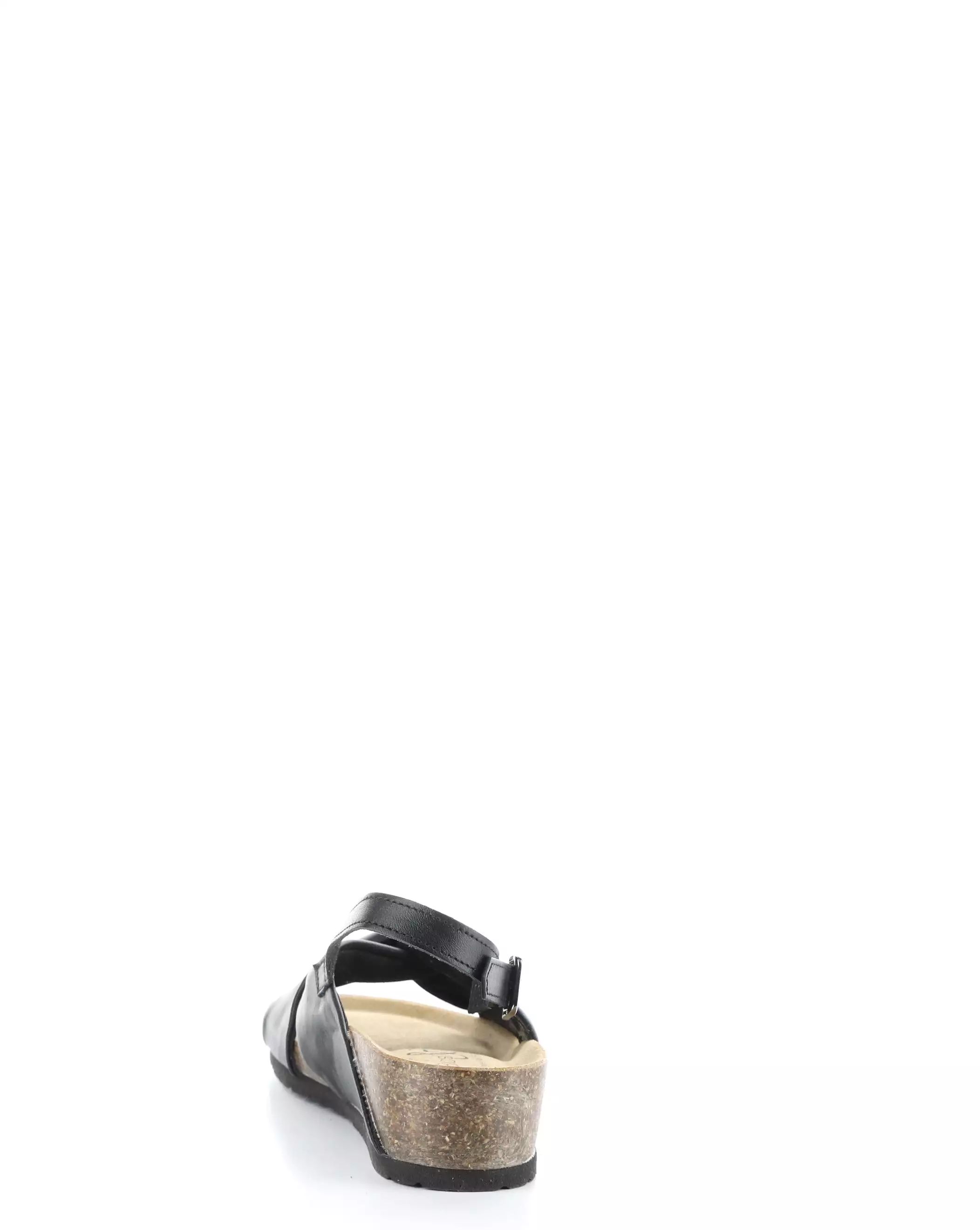 Leola Black Sandals - Round Toe, Shop Now!