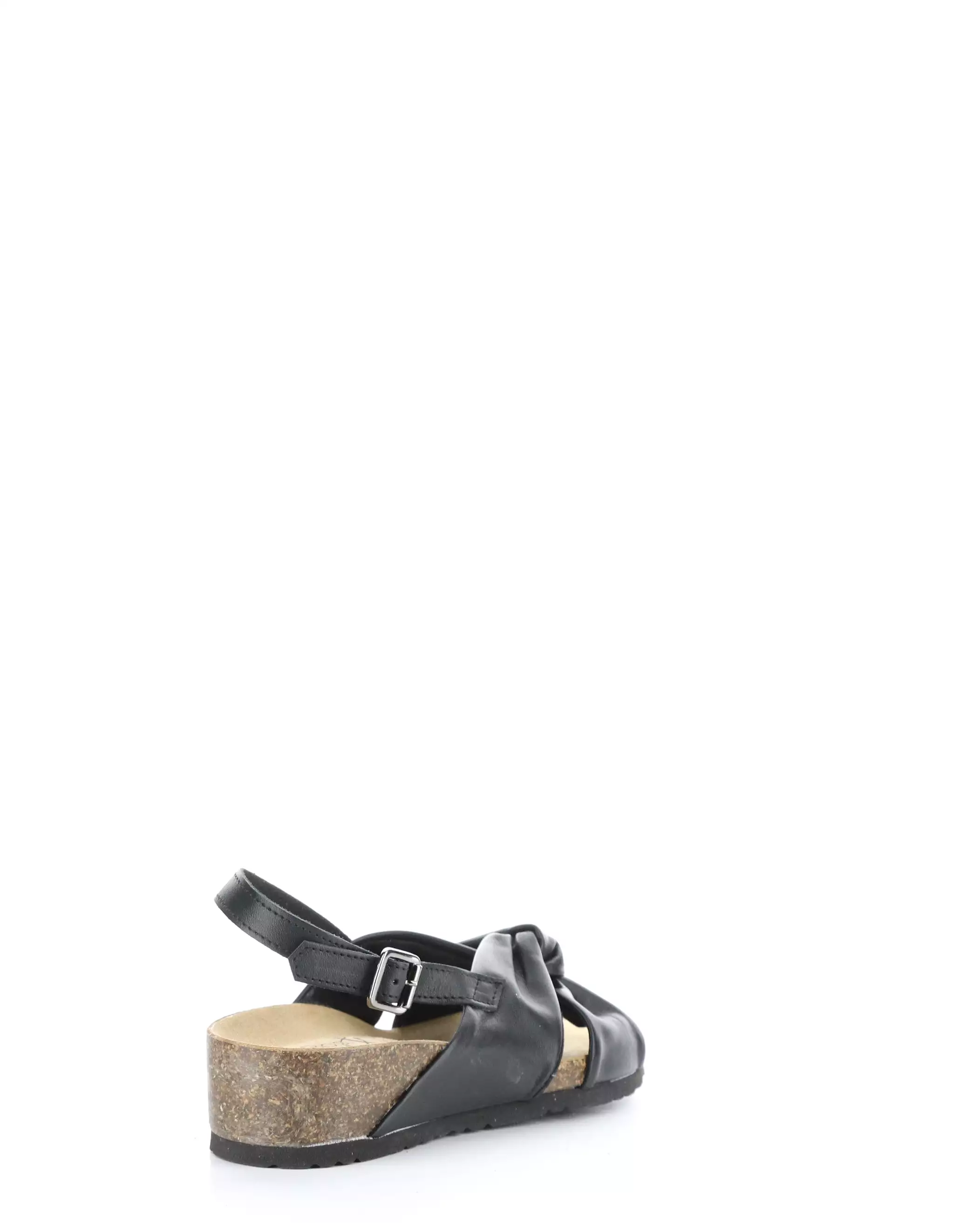 Leola Black Sandals - Round Toe, Shop Now!