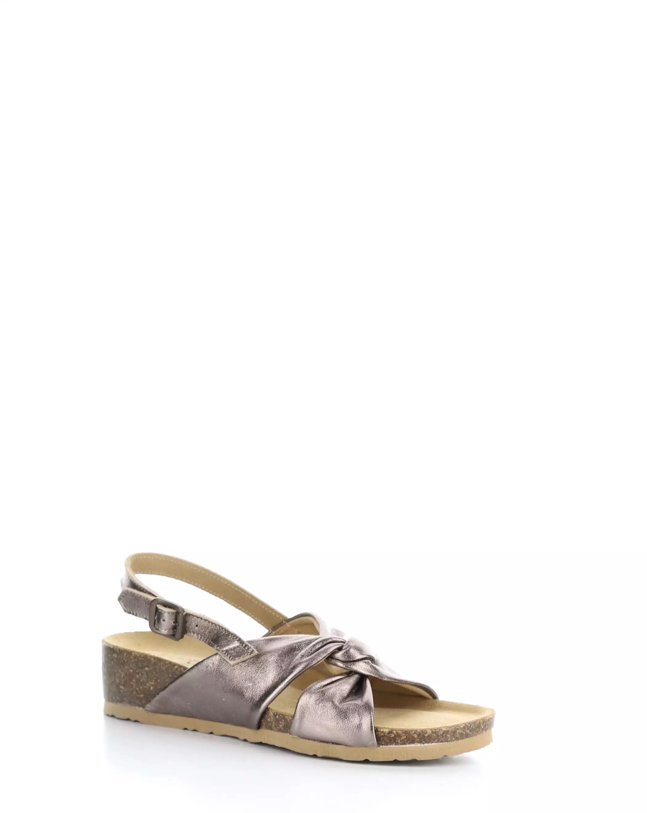 LEOLA Bronze Sandals - Round Toe