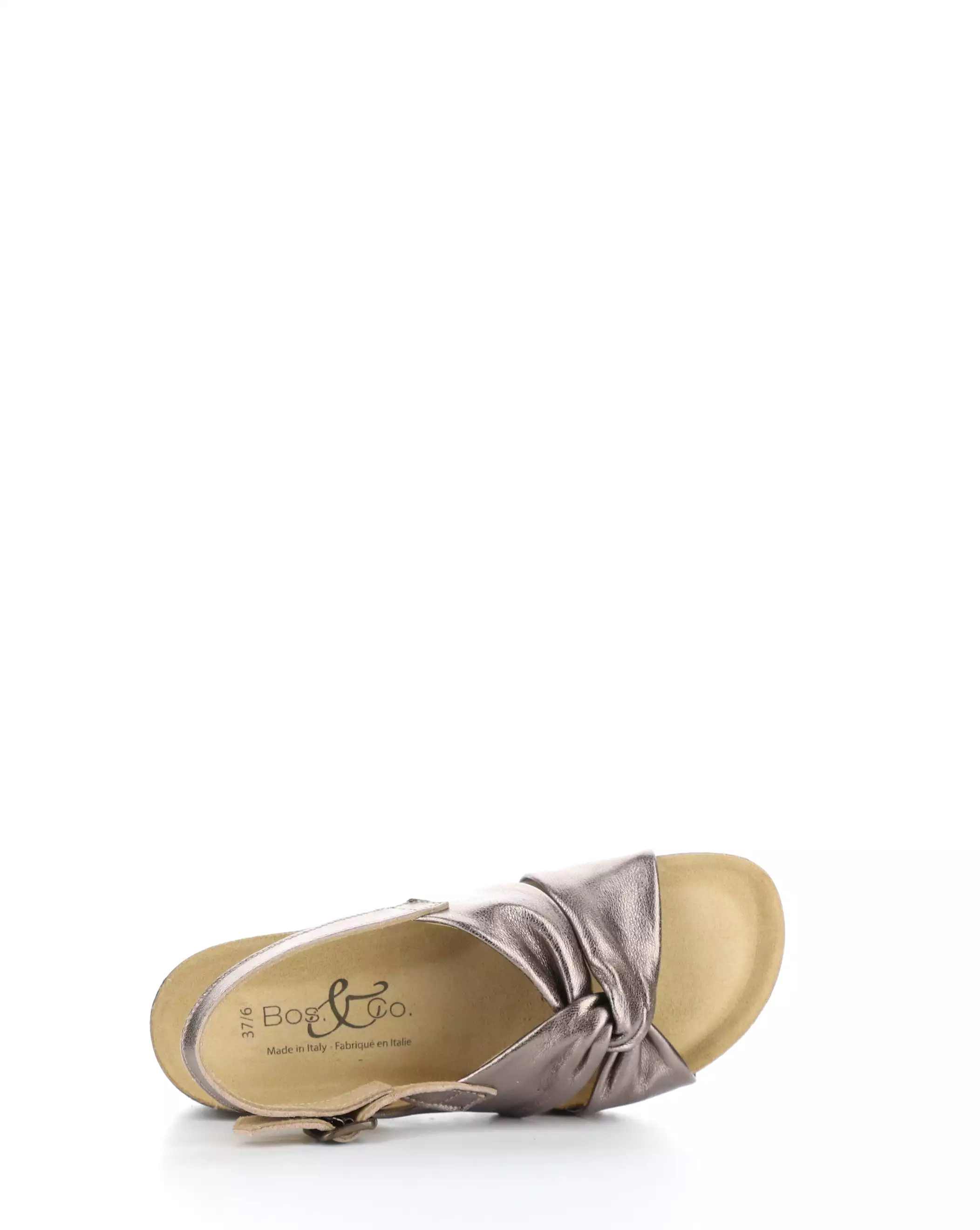 LEOLA Bronze Sandals - Round Toe