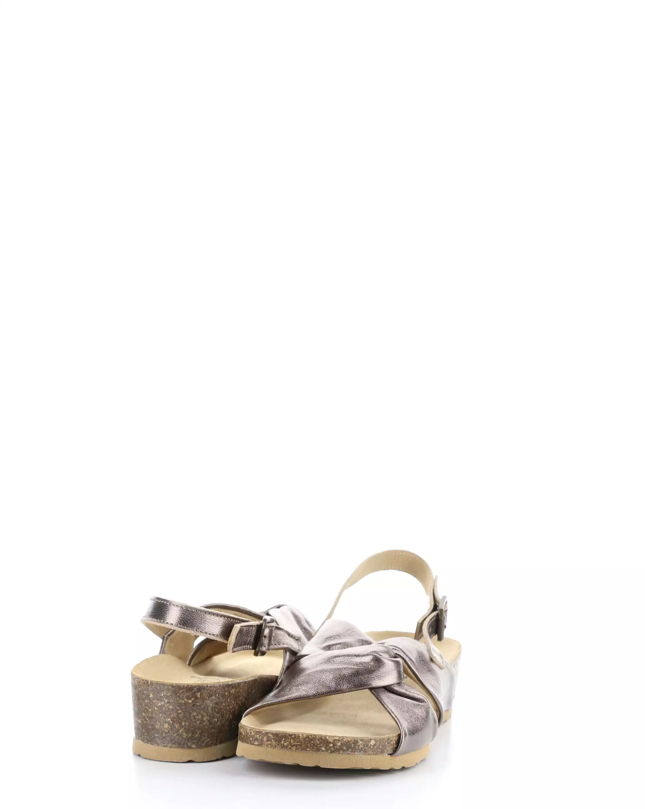 LEOLA Bronze Sandals - Round Toe