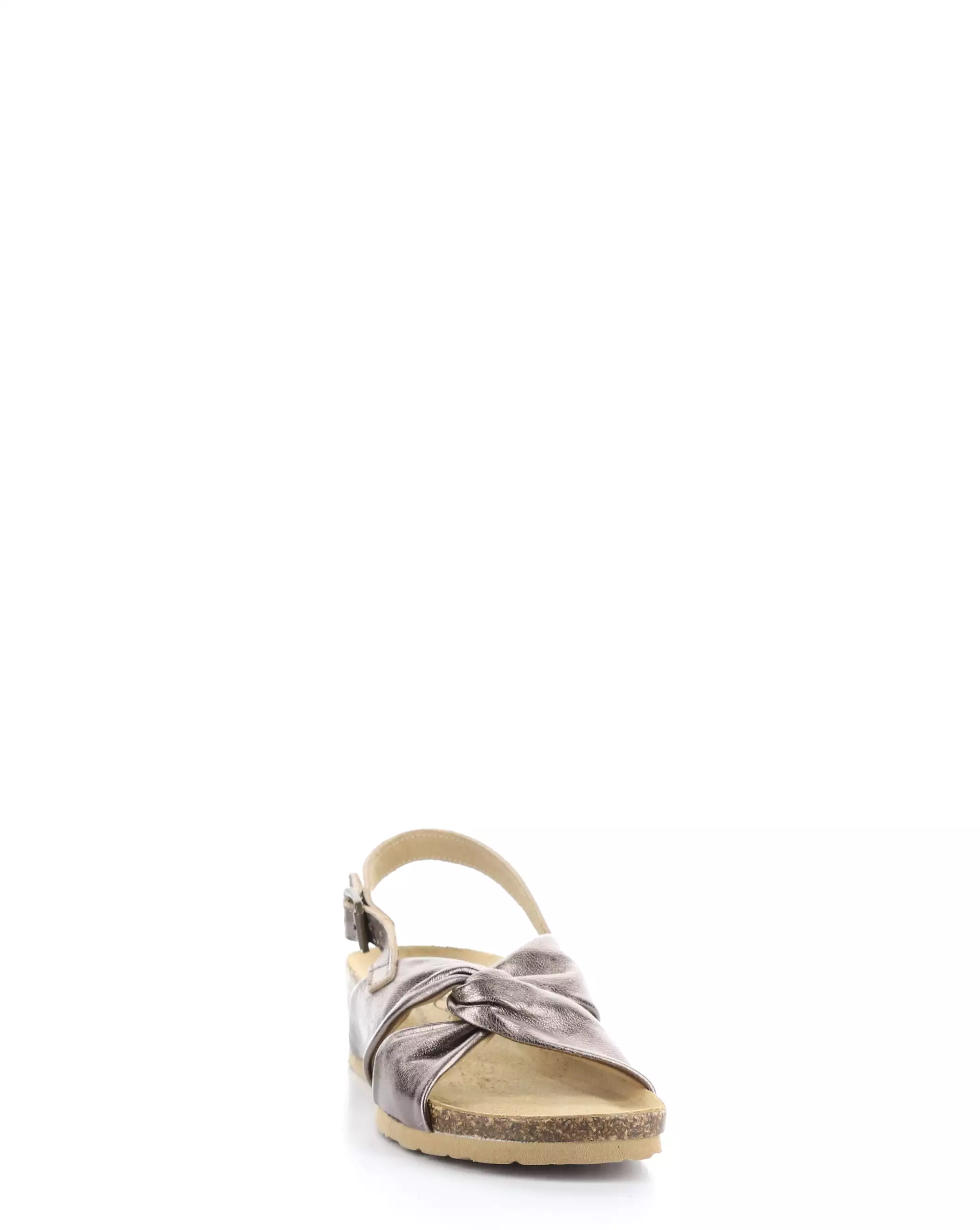 LEOLA Bronze Sandals - Round Toe