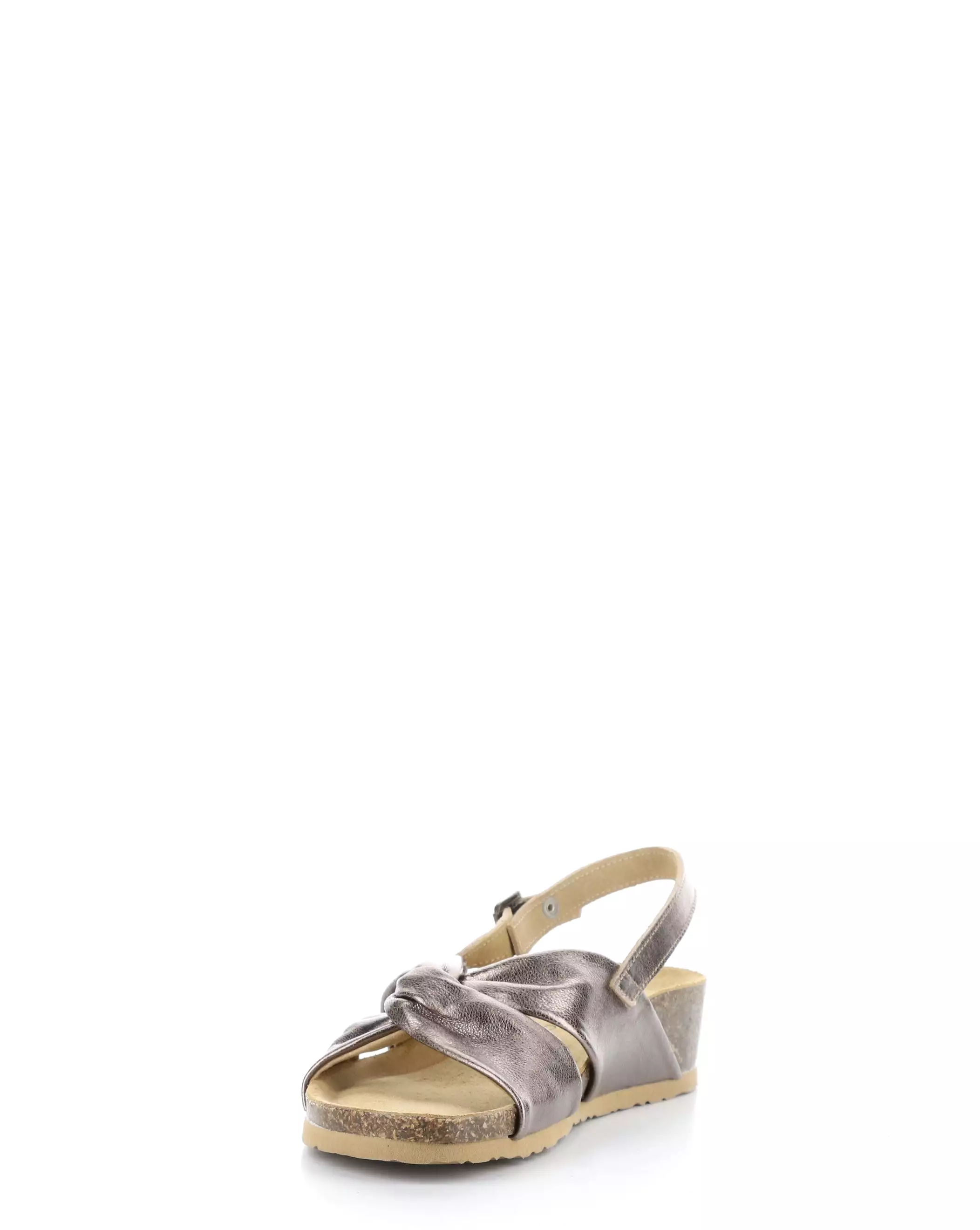 LEOLA Bronze Sandals - Round Toe