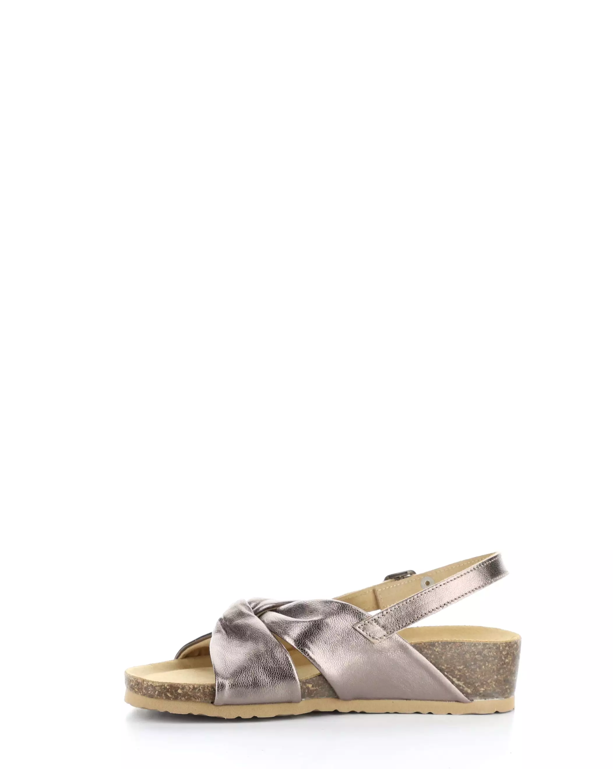 LEOLA Bronze Sandals - Round Toe