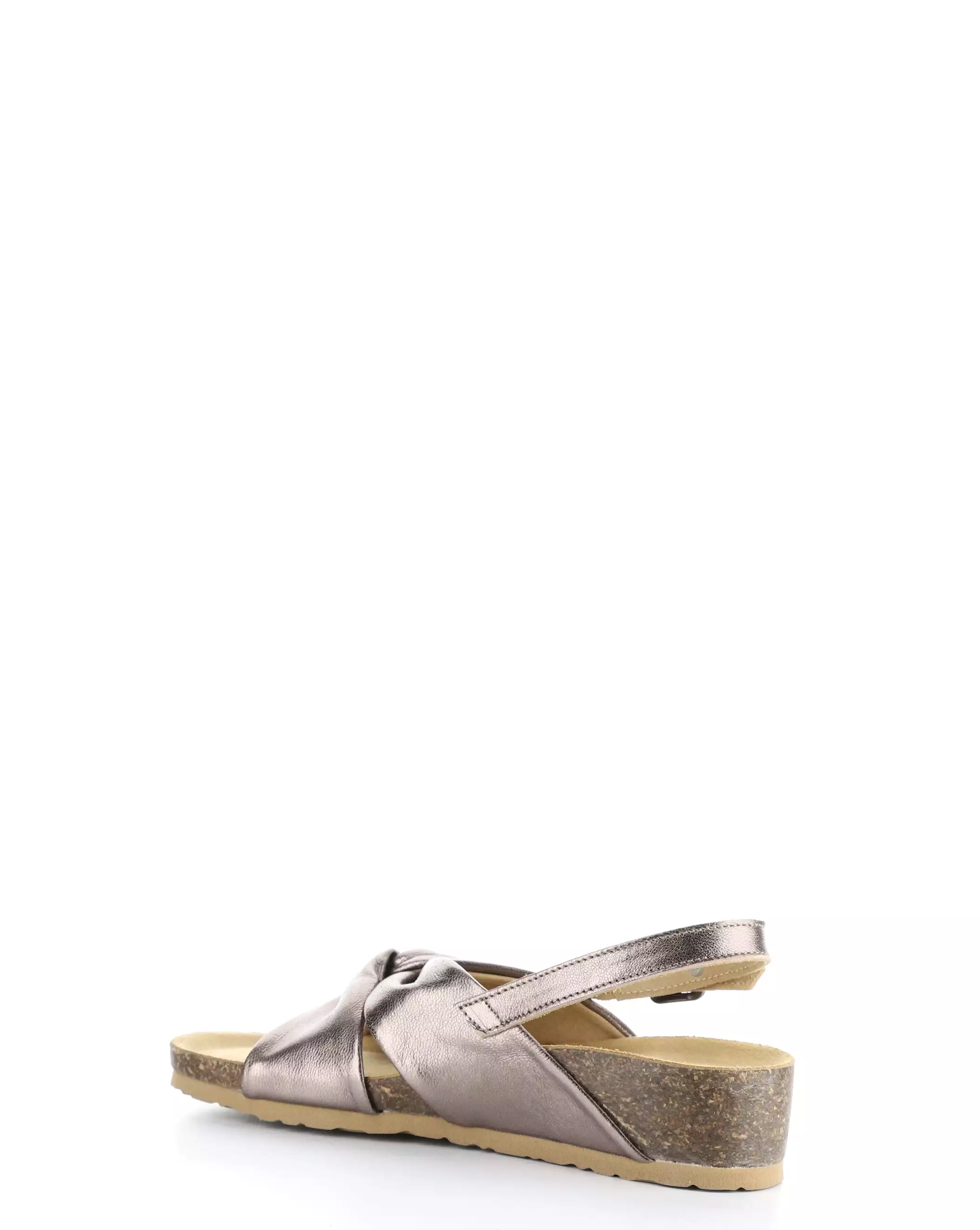 LEOLA Bronze Sandals - Round Toe