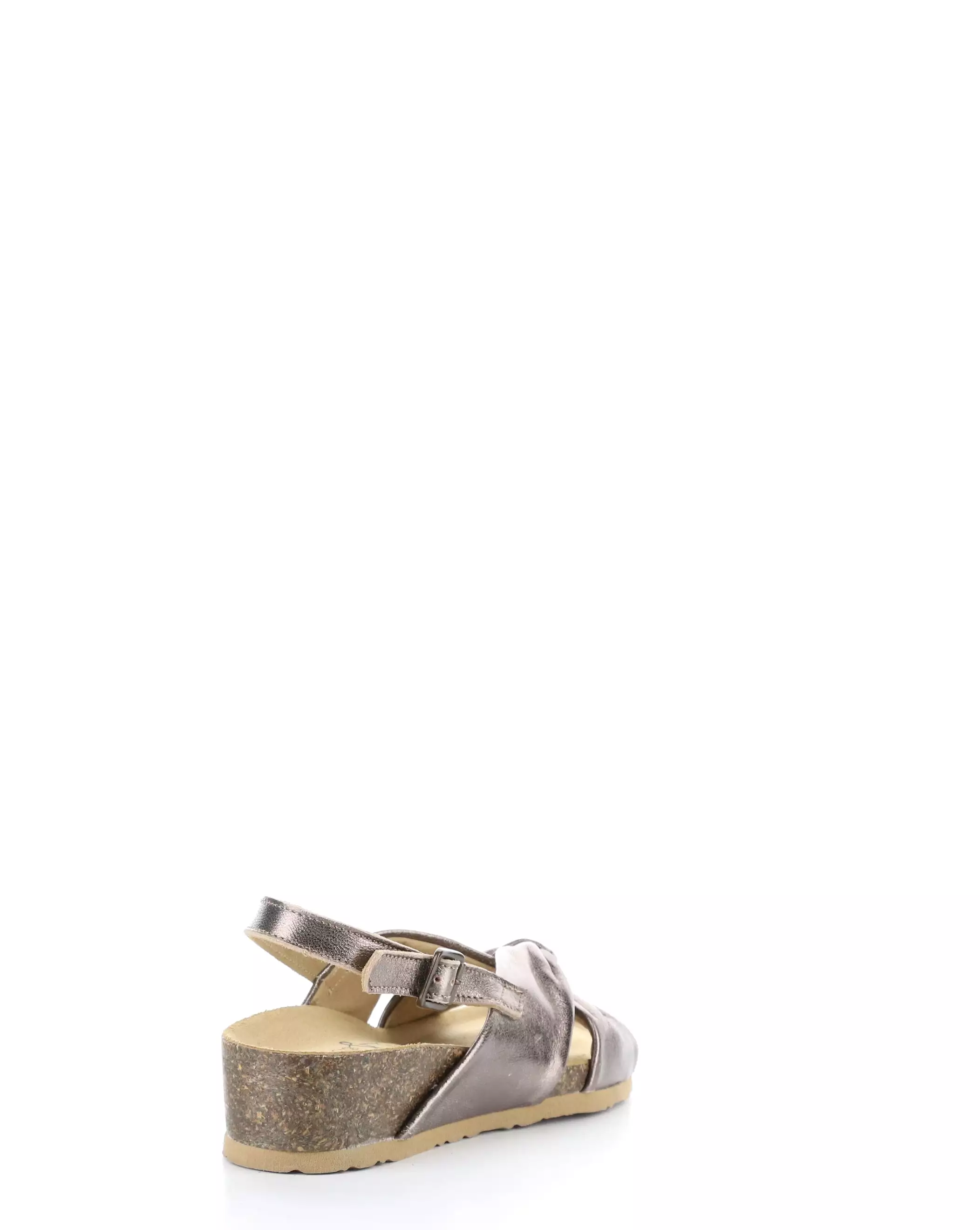 LEOLA Bronze Sandals - Round Toe