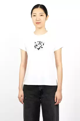 Logo Crossword Mini Boy T-Shirt in White color for sale.