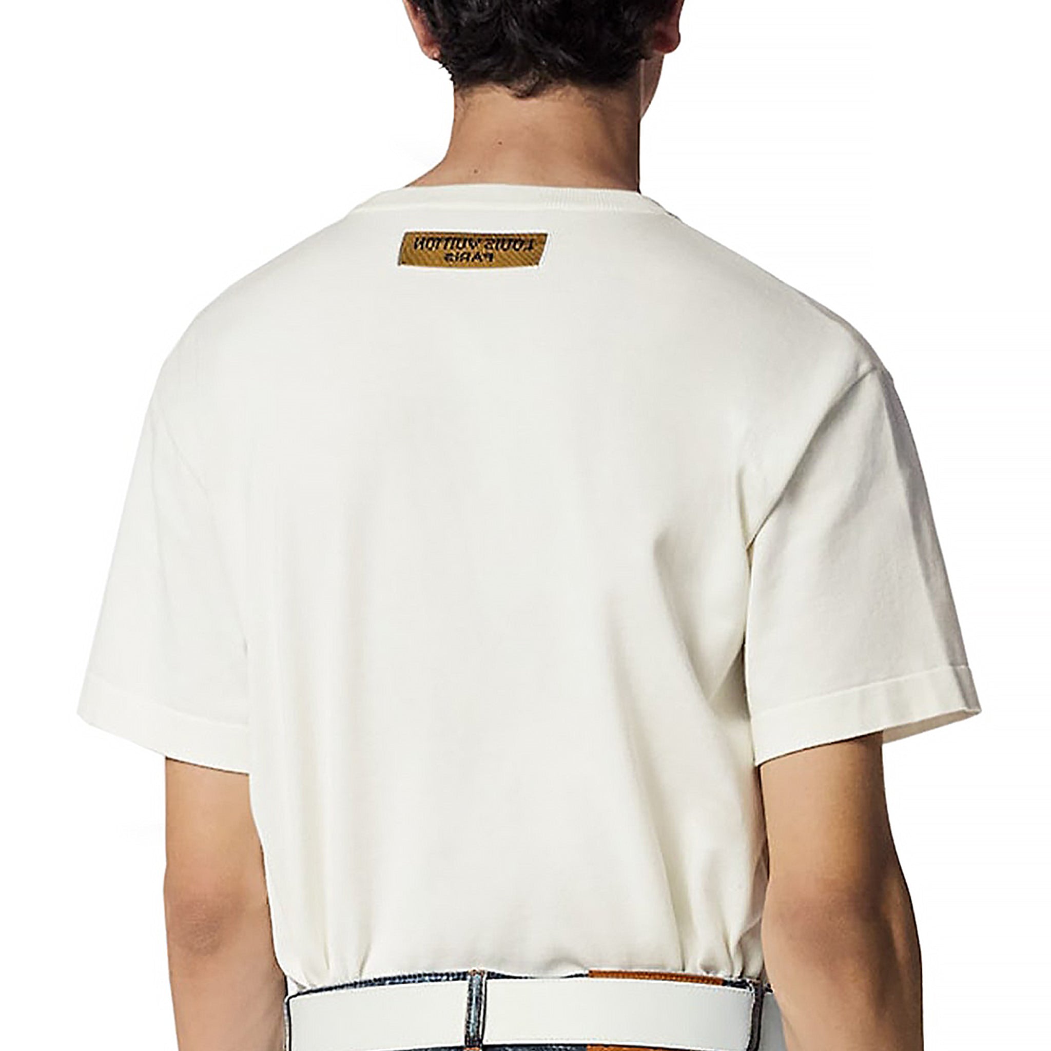 Louis Vuitton White Cotton Milk T-Shirt