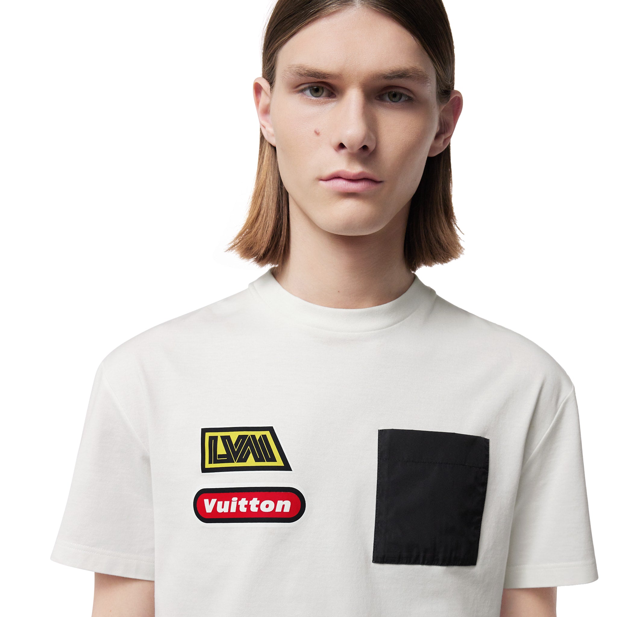 Louis Vuitton White Cotton Milk T-Shirt