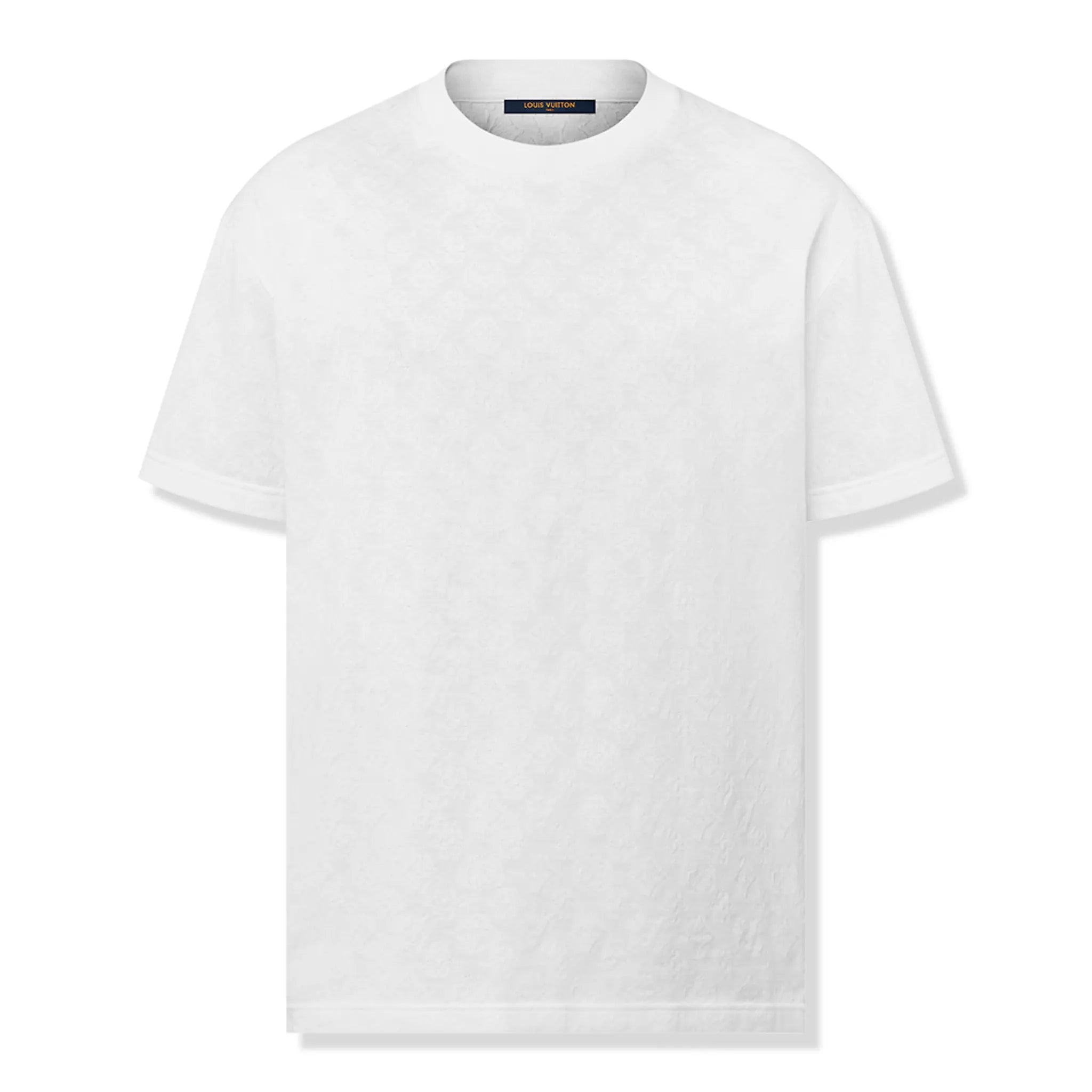 Louis Vuitton white monogram fil coupe cotton t-shirt