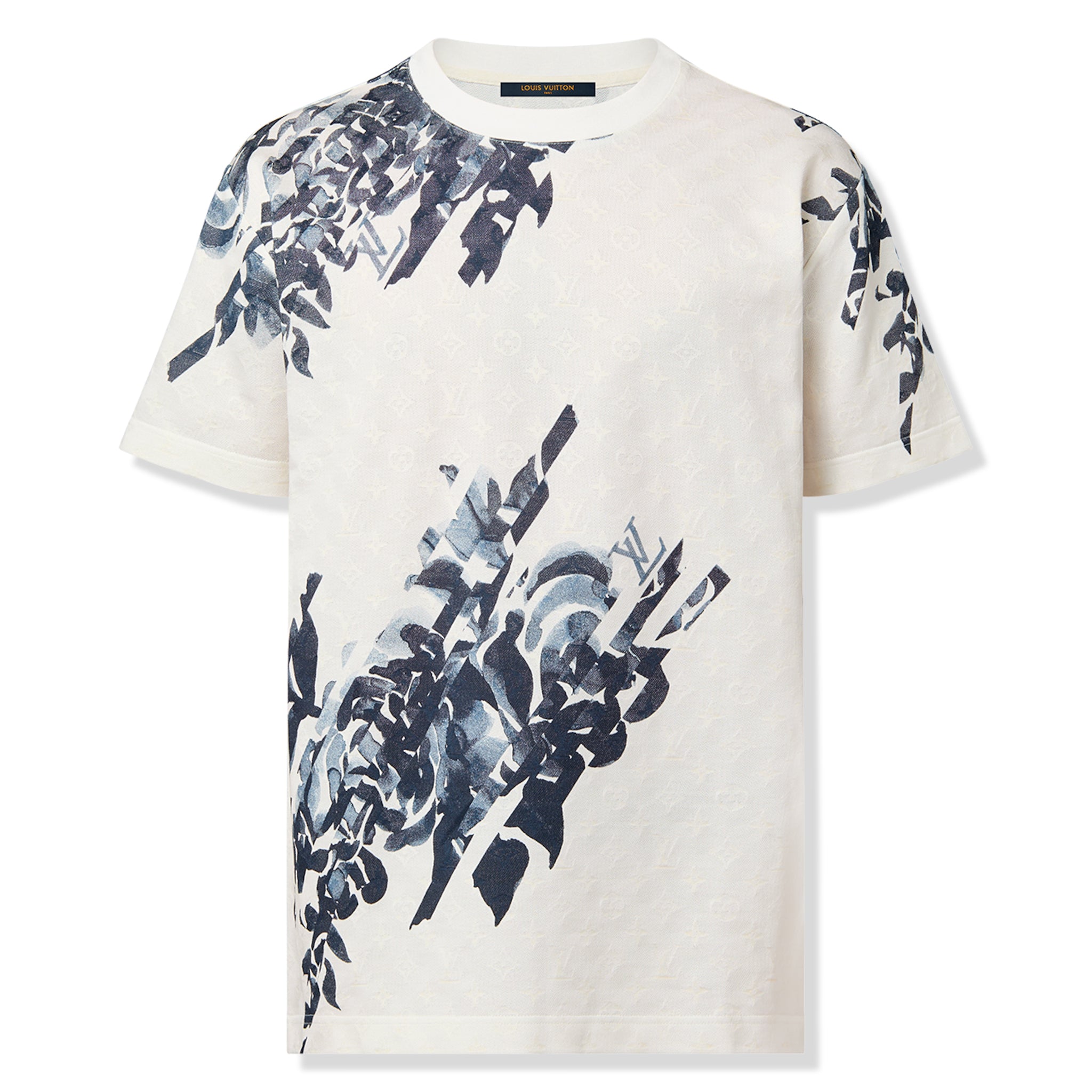 Louis Vuitton White T Shirt Monogram Piqué Cotton