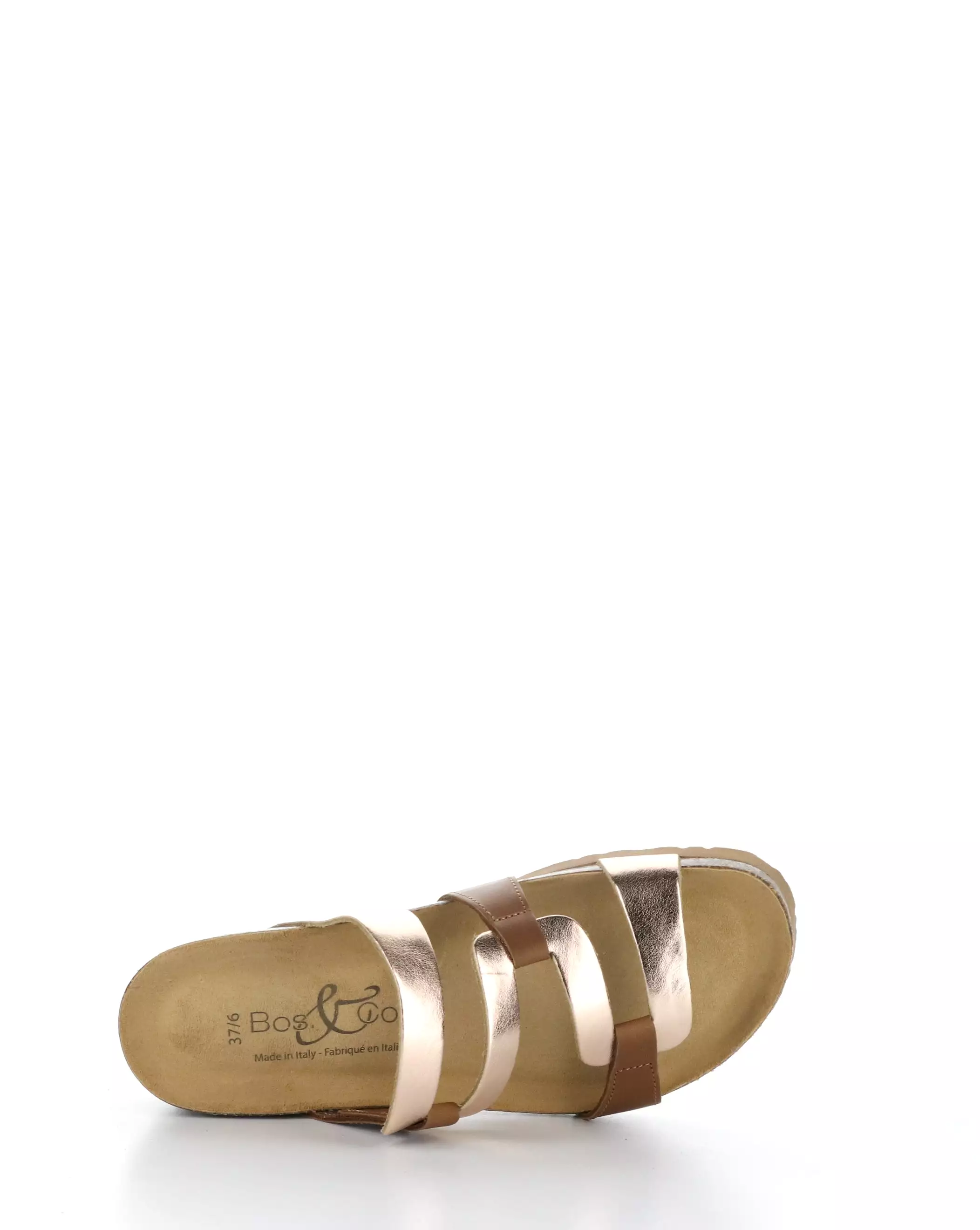 LUZZI Premium Brandy/Pink Slip-on Sandals - Best Price!