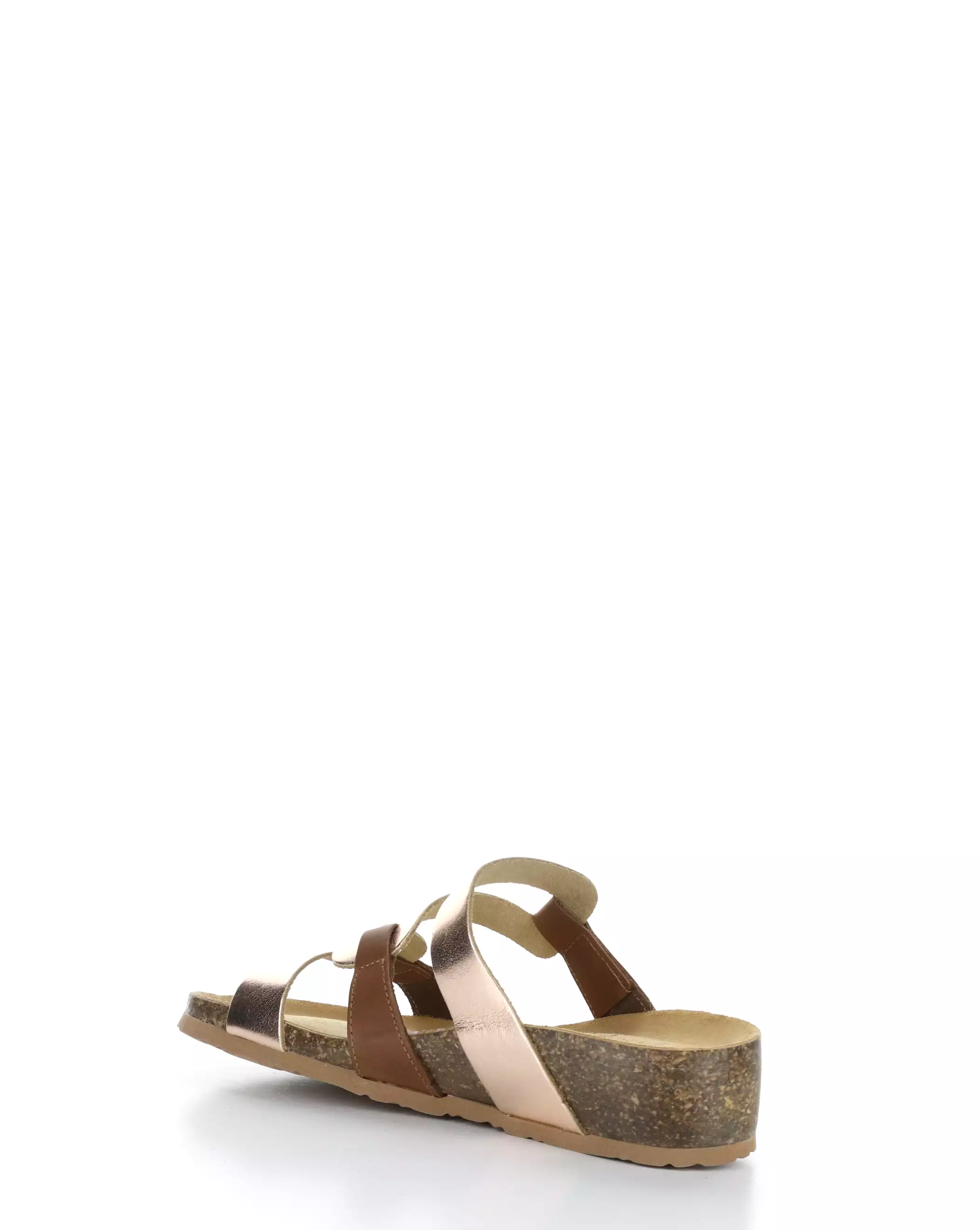 LUZZI Premium Brandy/Pink Slip-on Sandals - Best Price!