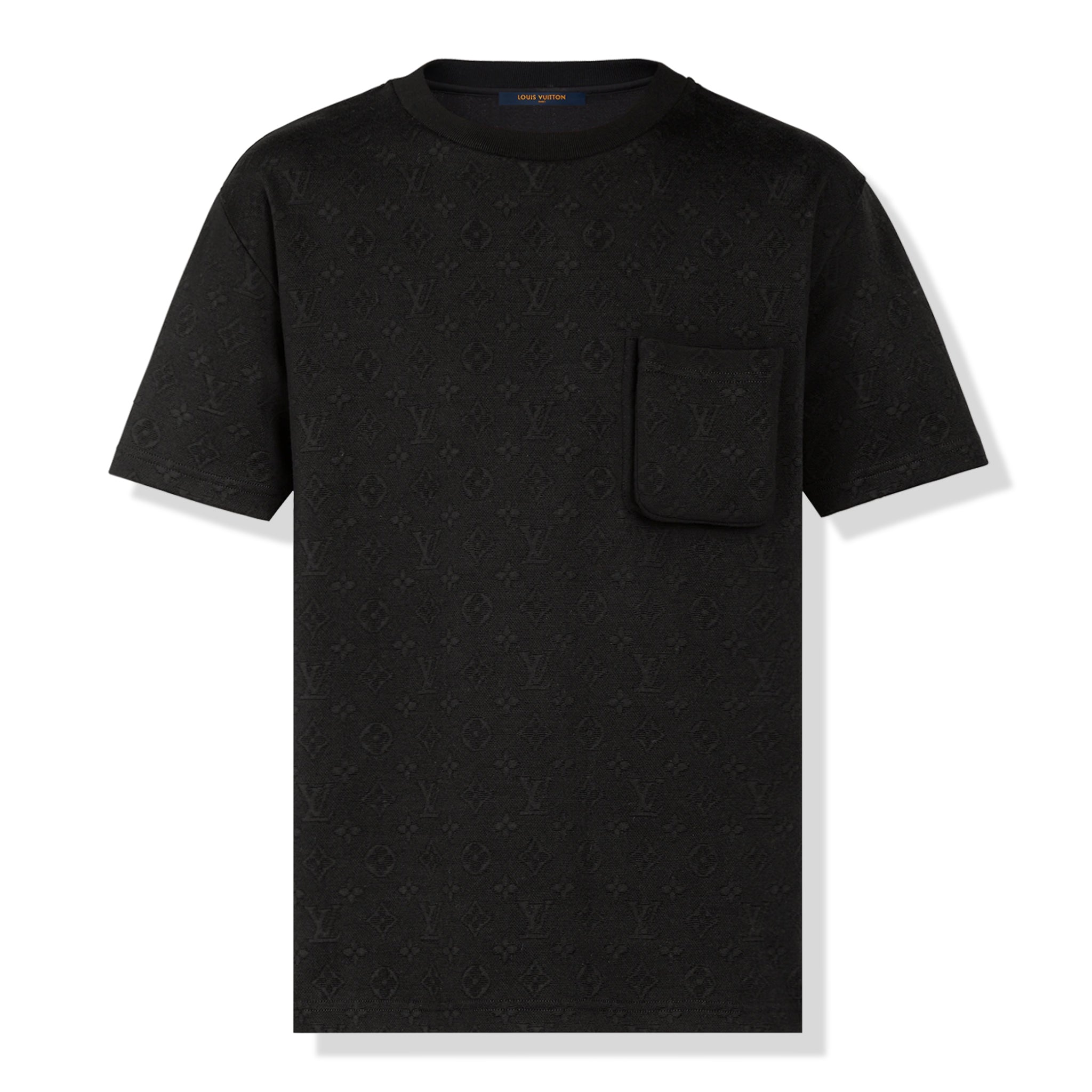 LV Monogram 3D Pocket Black T-Shirt