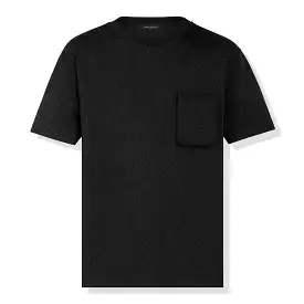 LV Monogram 3D Pocket Black T-Shirt