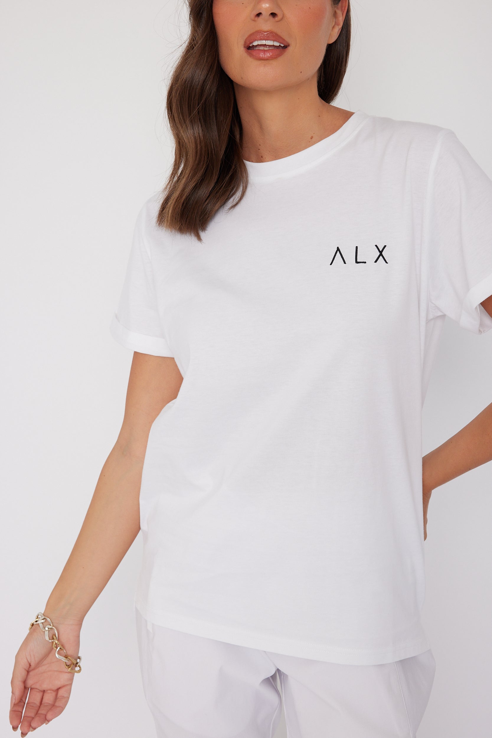 LX Crew Shirt White