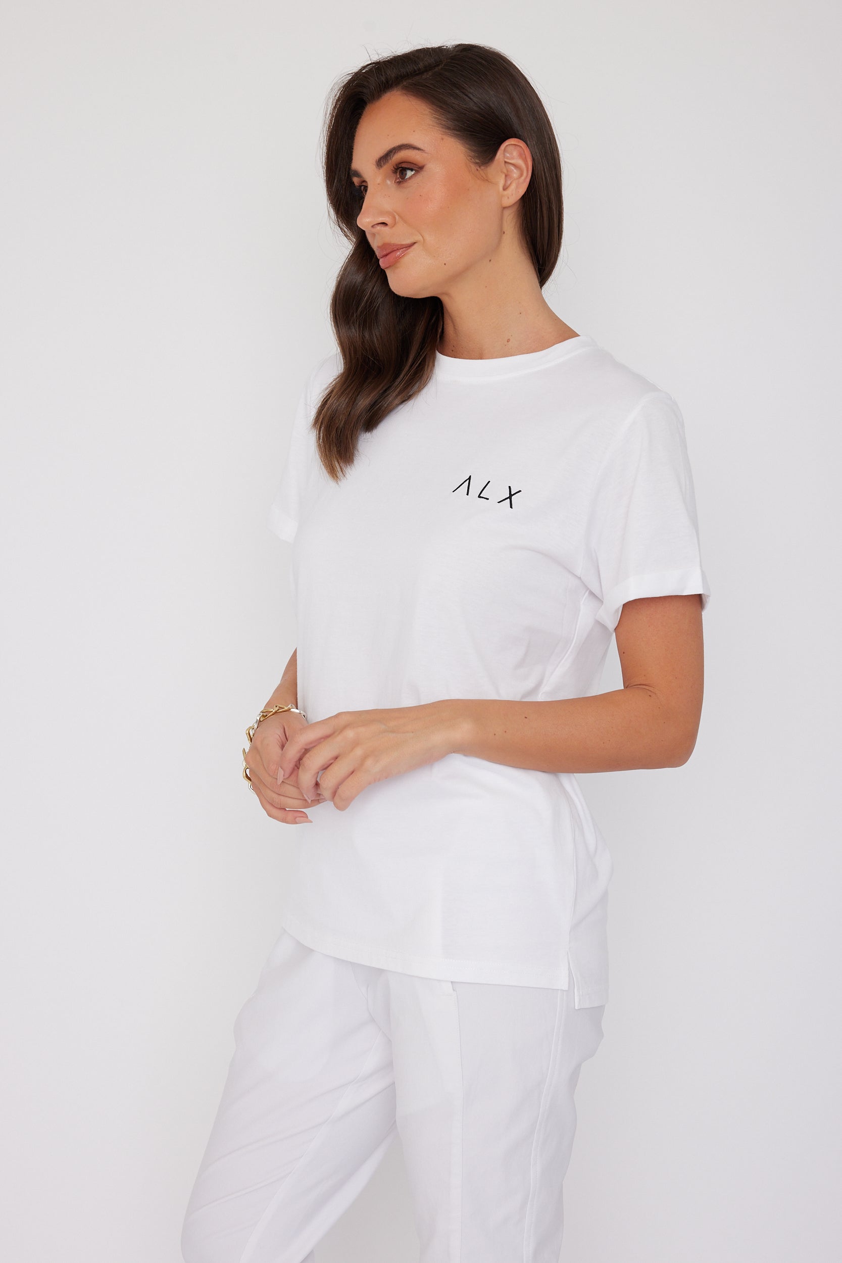 LX Crew Shirt White