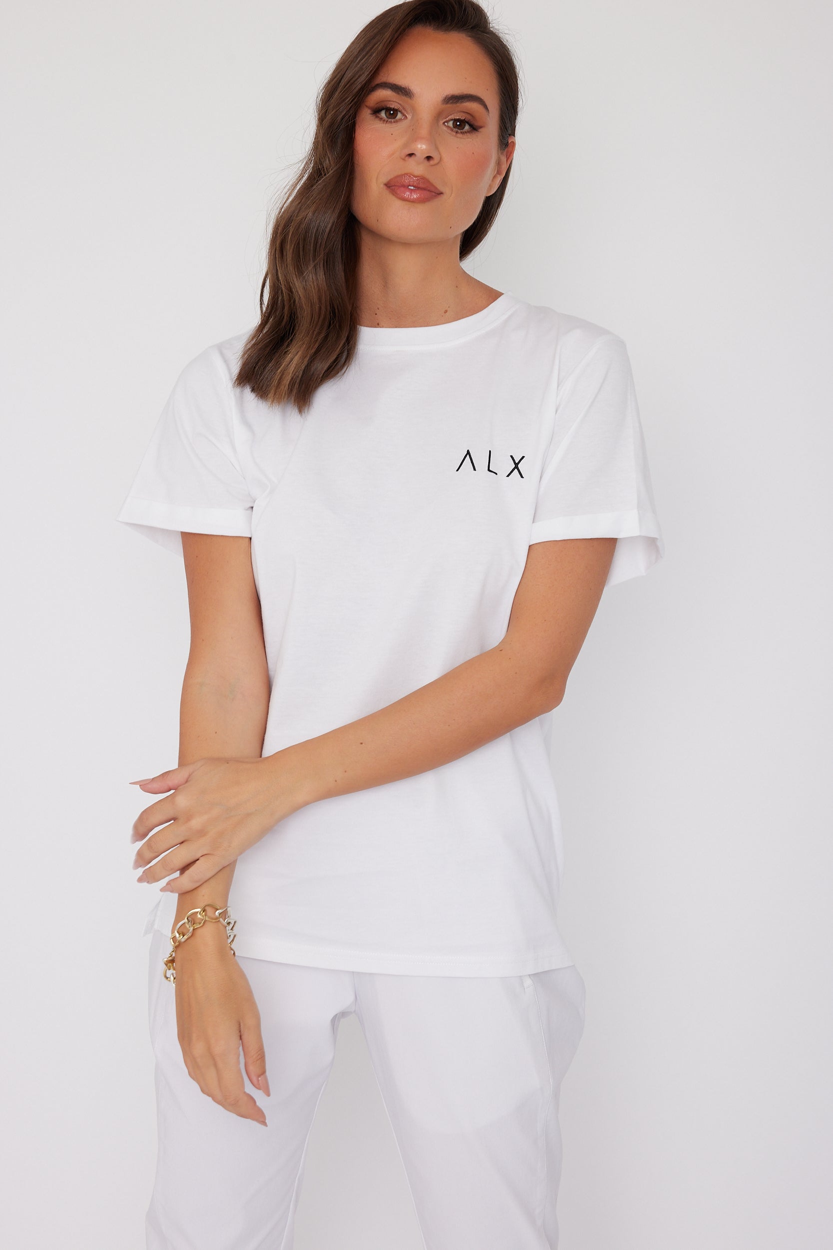 LX Crew Shirt White