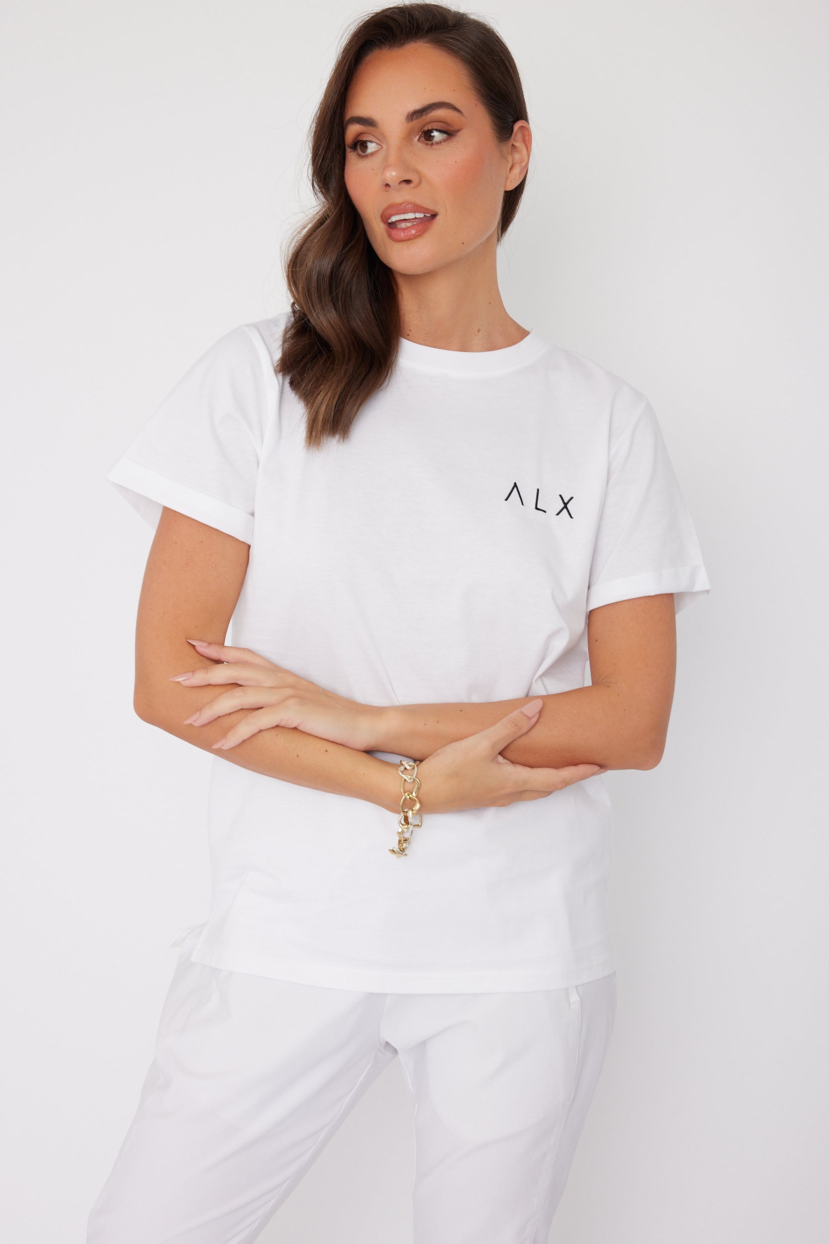 LX Crew Shirt White