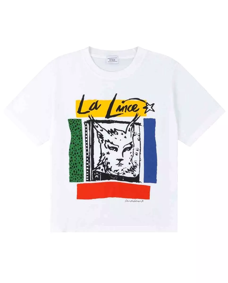 Lynx White T-Shirt