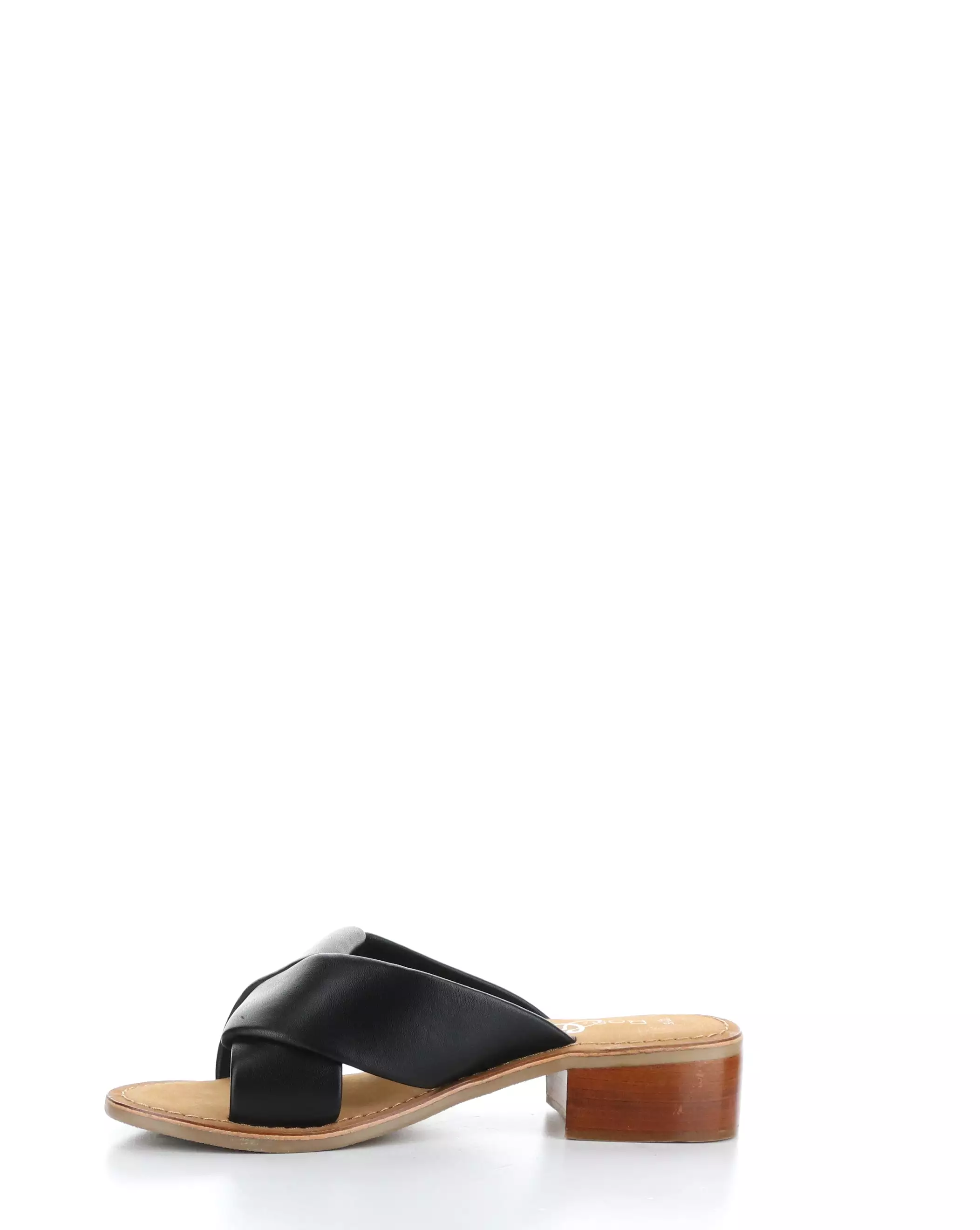 Malvy Black Slip-on Sandals - Shop Now