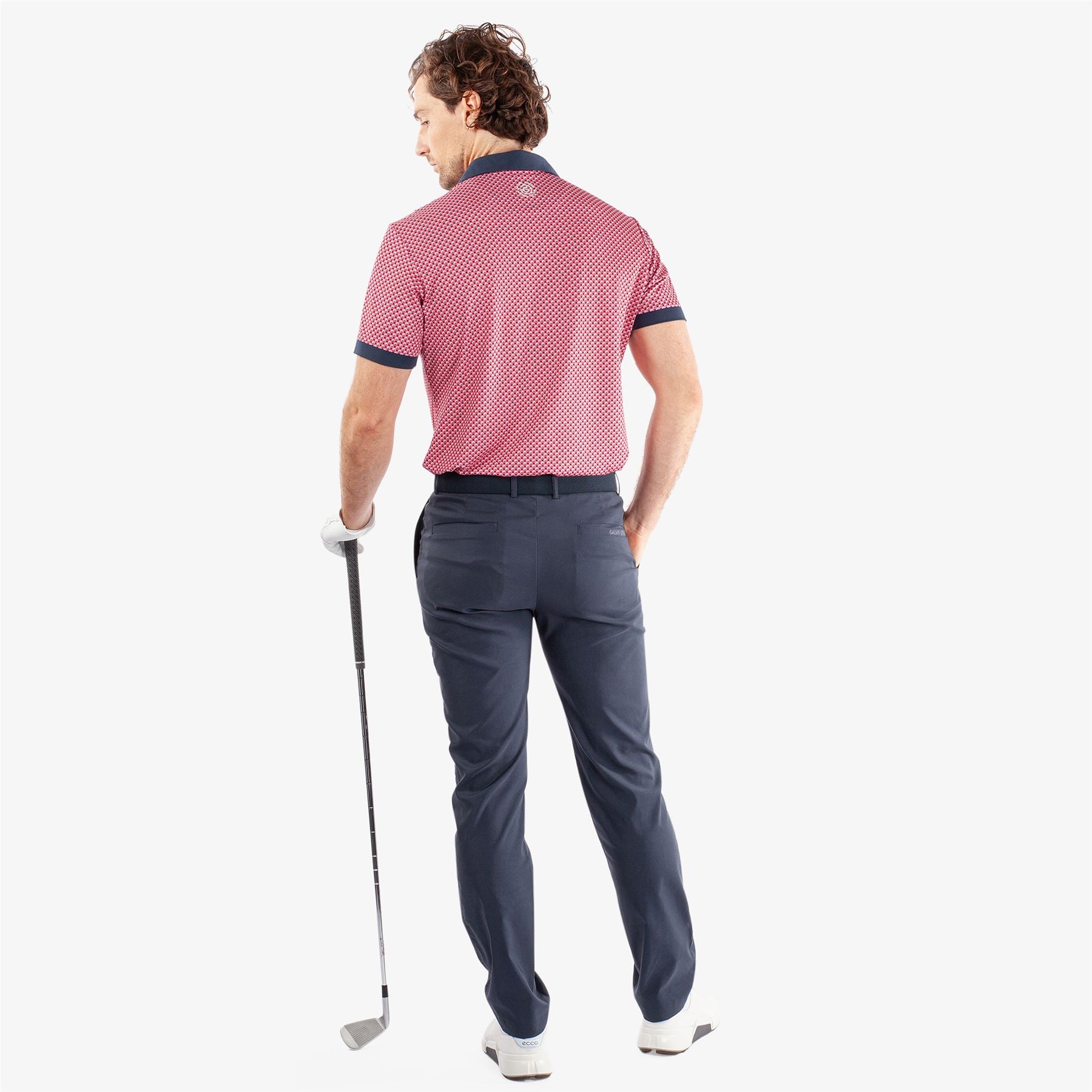 Mate Ventil8+ Polo in Camelia Rose/Navy for SS24