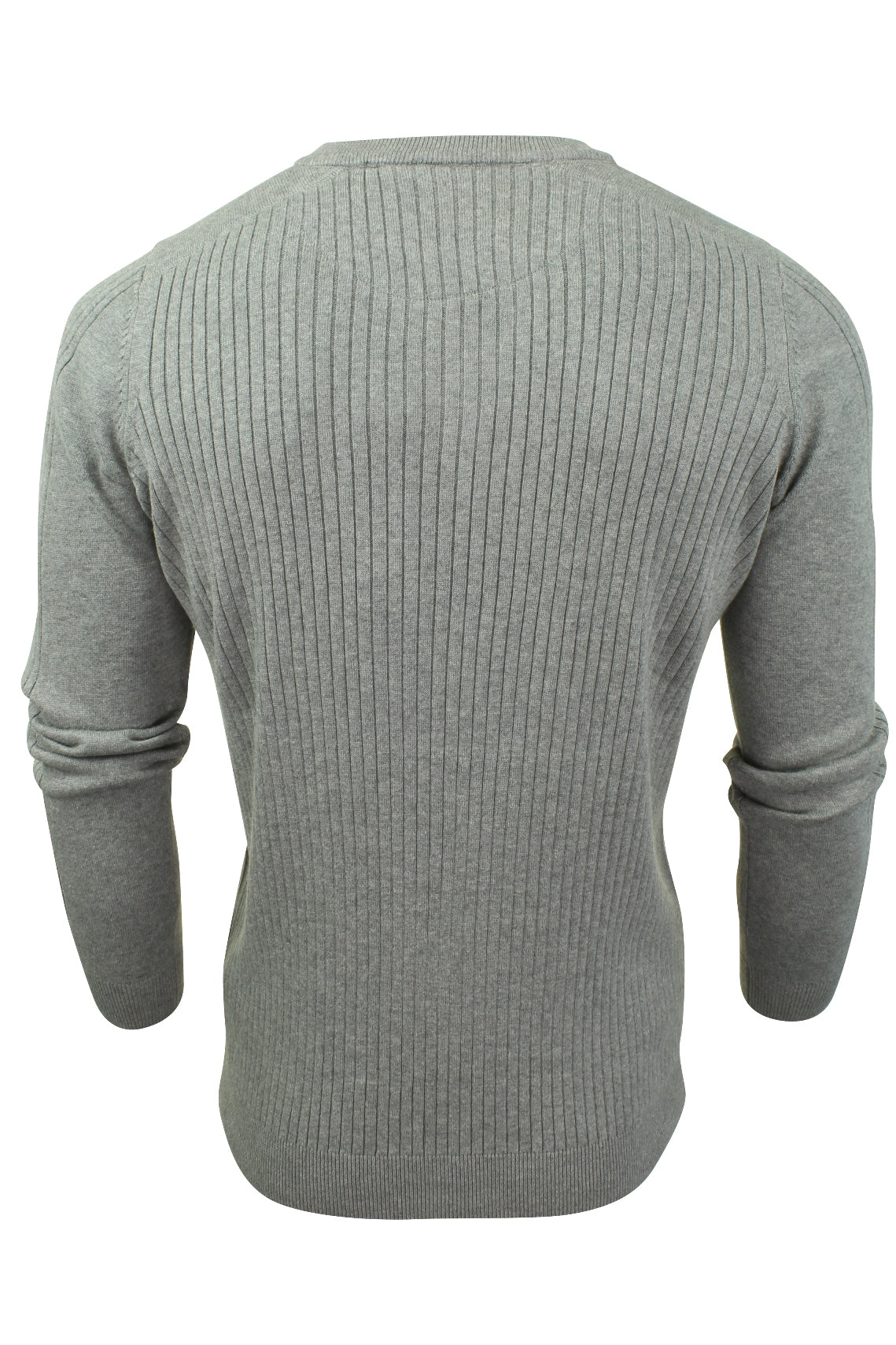 Mens Ribbed Jumper with Mock T Shirt