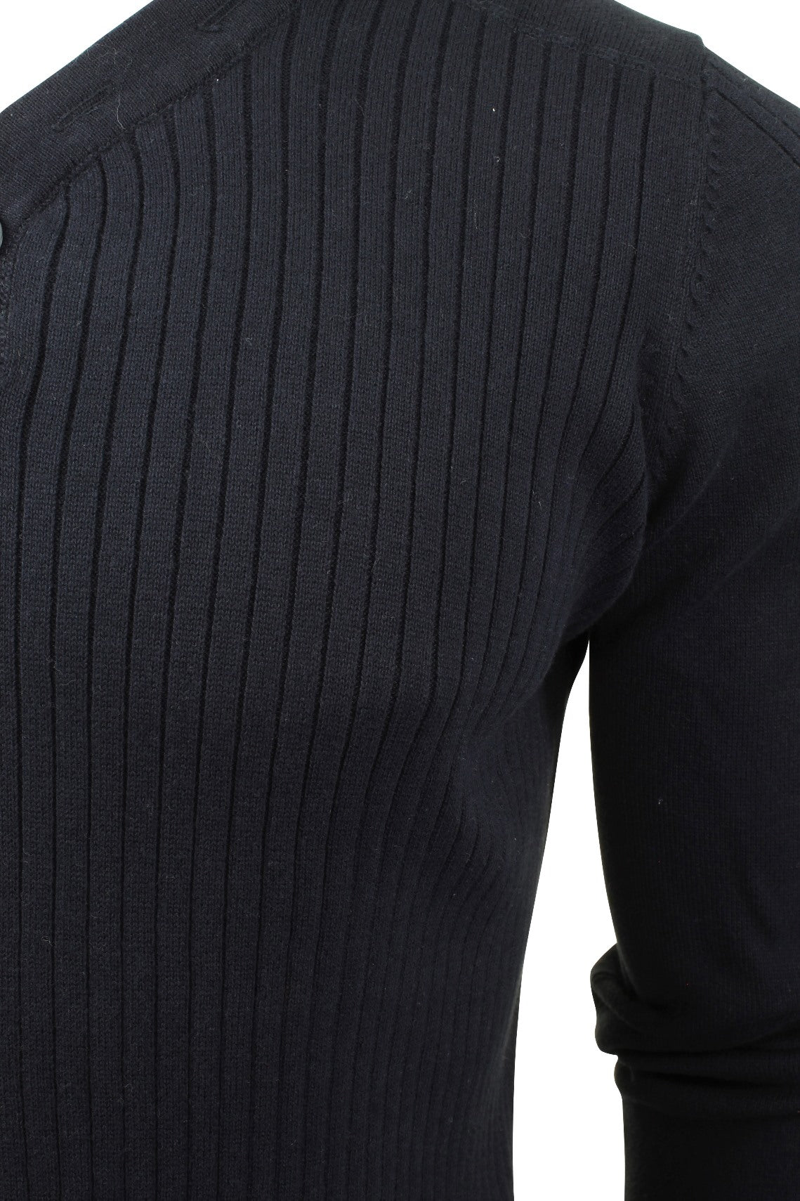 Mens Ribbed Jumper with Mock T Shirt