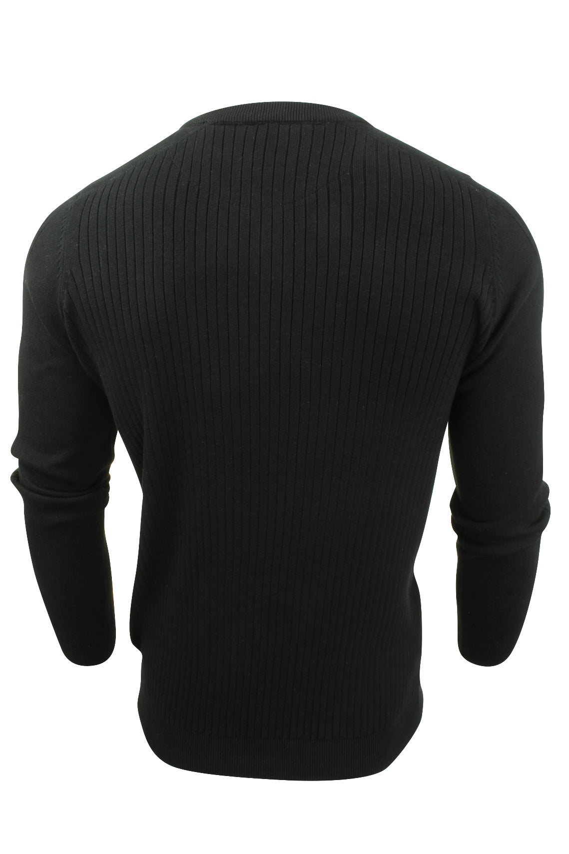 Mens Ribbed Jumper with Mock T Shirt