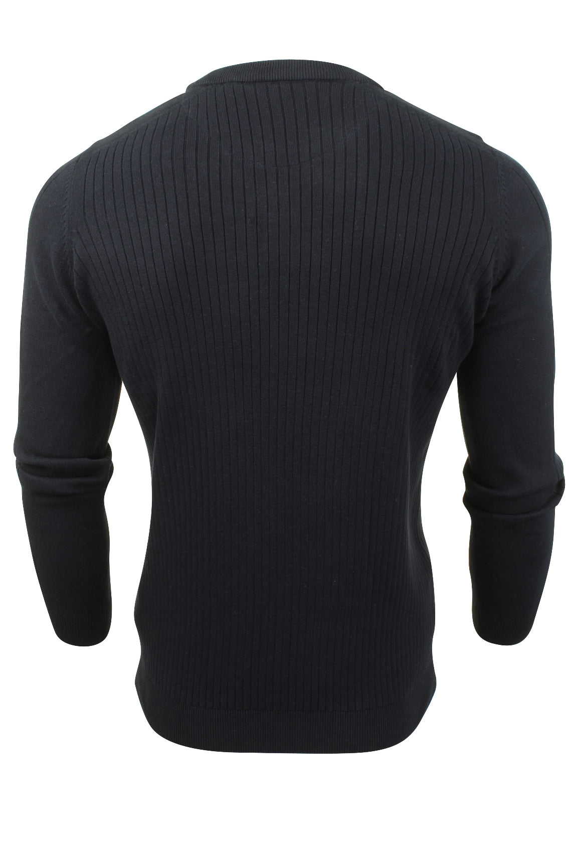 Mens Ribbed Jumper with Mock T Shirt