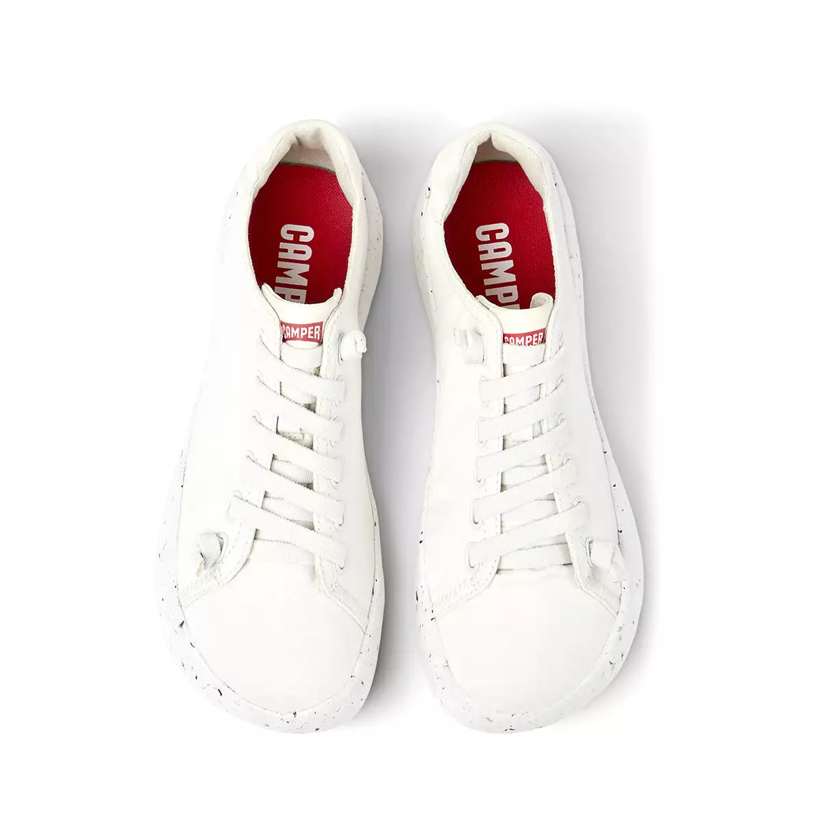 Men's White Leather Ankle Boots - Camper Peu Stadium